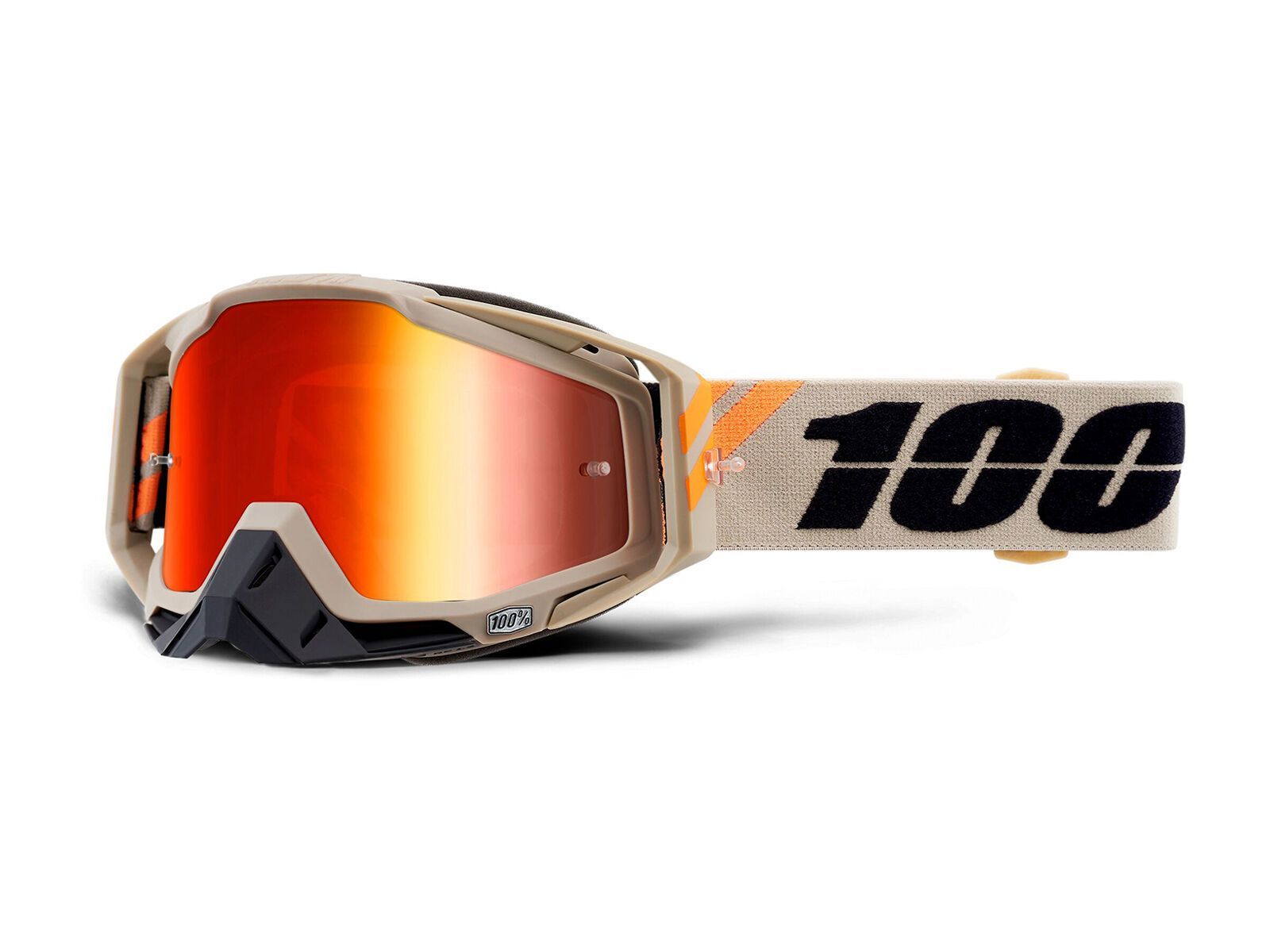 100% Racecraft, poliet/Lens: mirror red - Bild 1