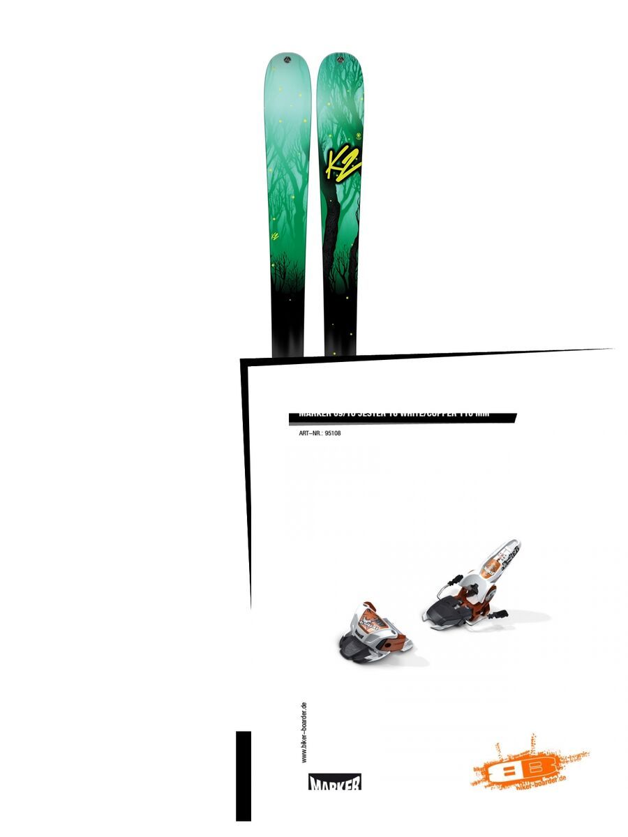 Set: K2 SKI Missconduct 2017 + Marker Jester 16 (95108S) - Bild 1