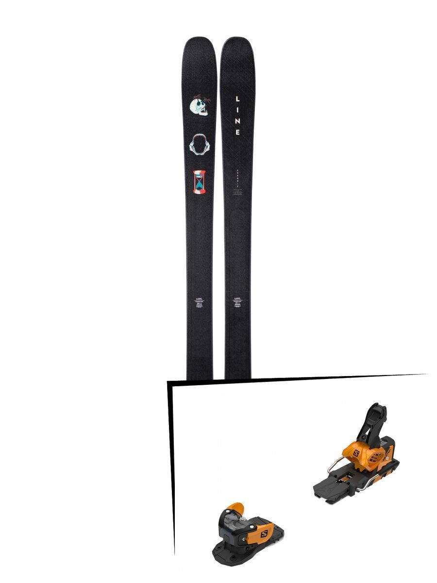 Set: Line Chronic 2019 + Salomon Warden MNC 13 saffron/black - Bild 1