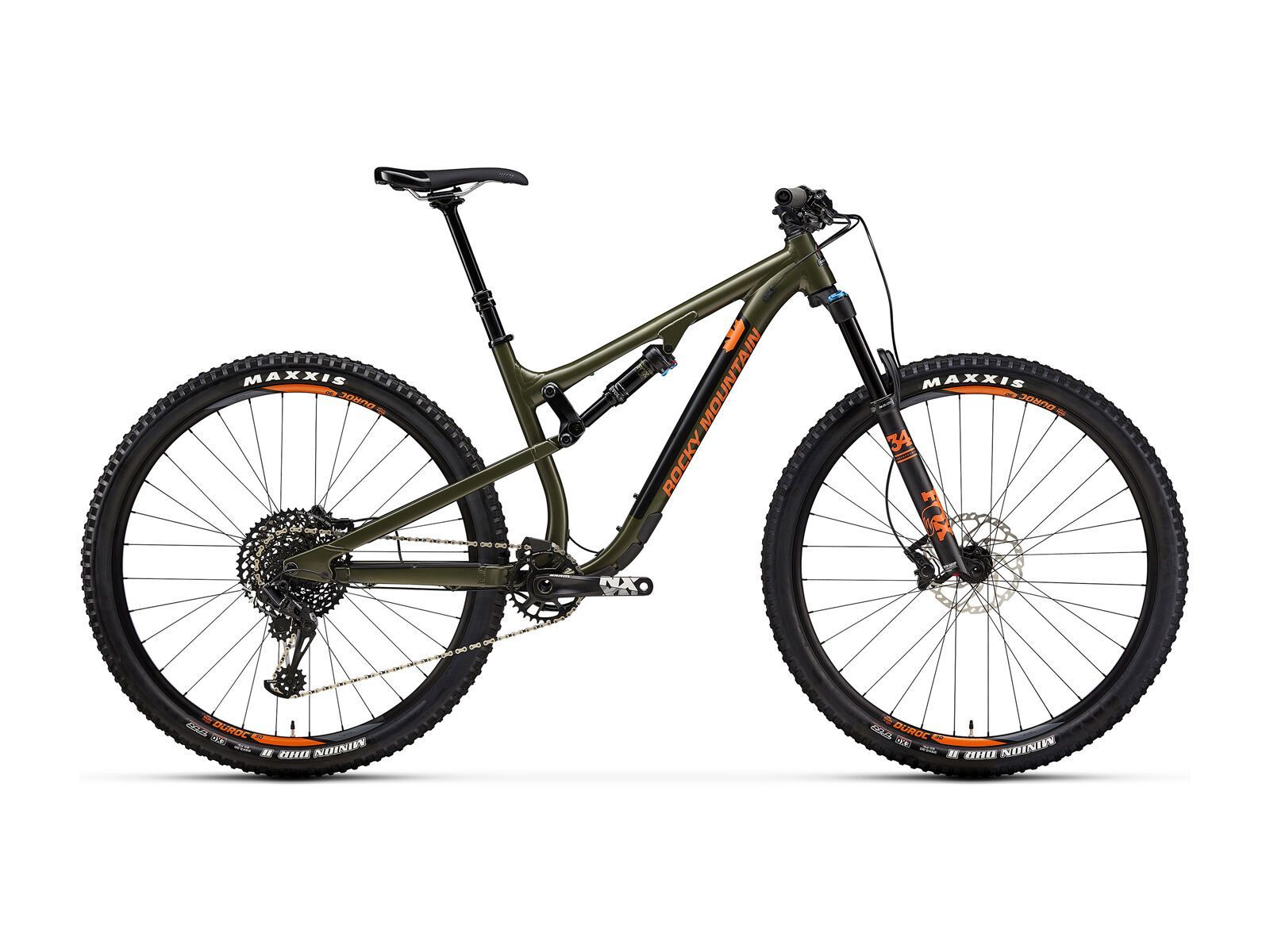 Rocky Mountain Instinct Alloy 50, tank girl/fox racing orange/black in black - Bild 1
