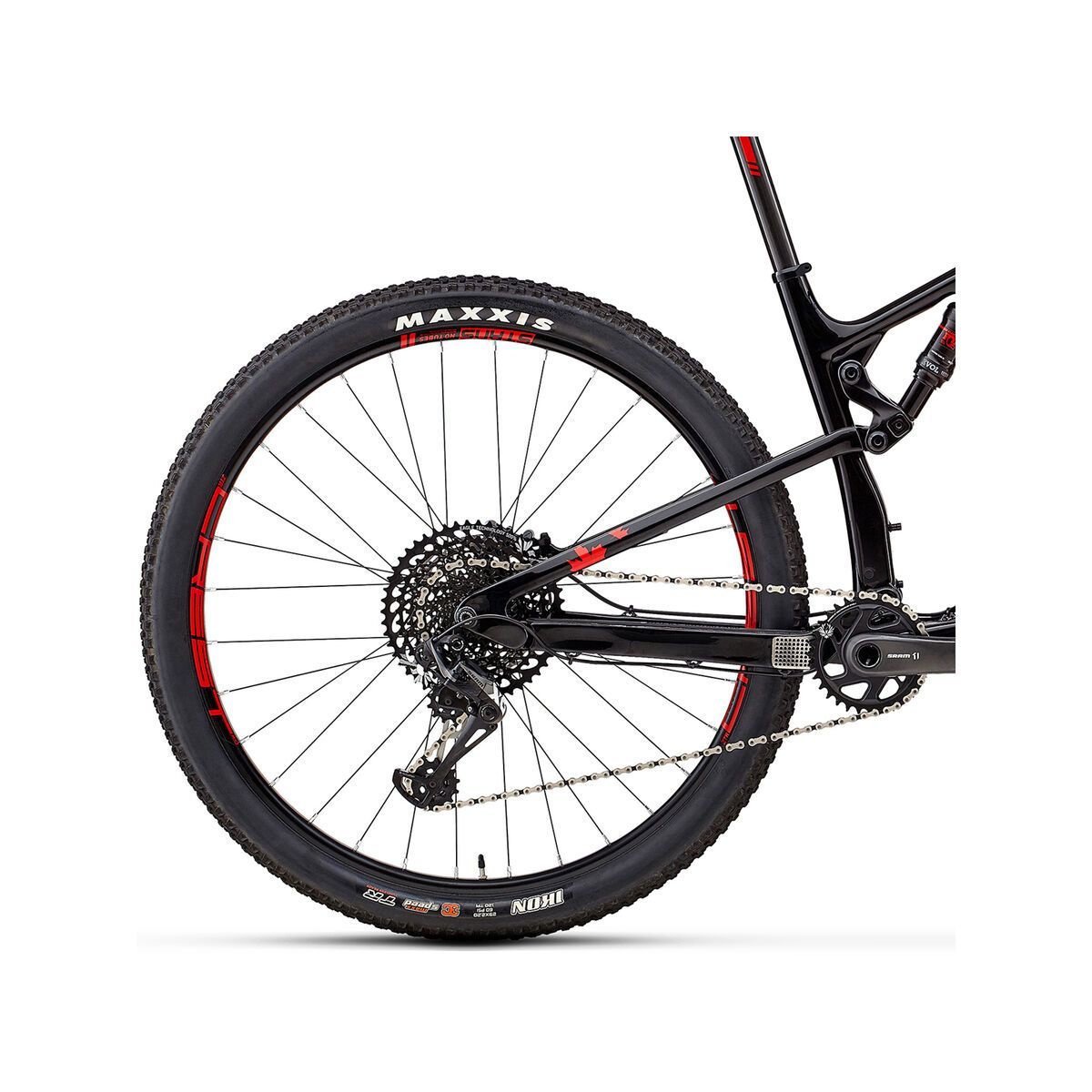 Rocky Mountain Element Carbon 70 XCO, black/flaming lips/white snake - Bild 5