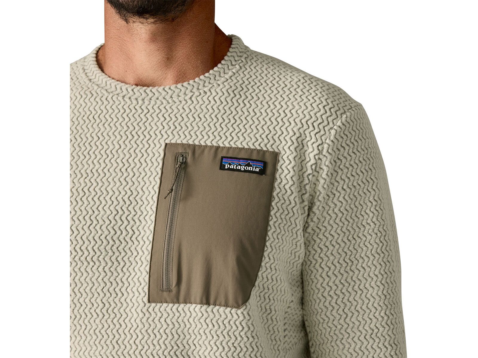 Patagonia Men's R1 Air Crew, pelican - Bild 6