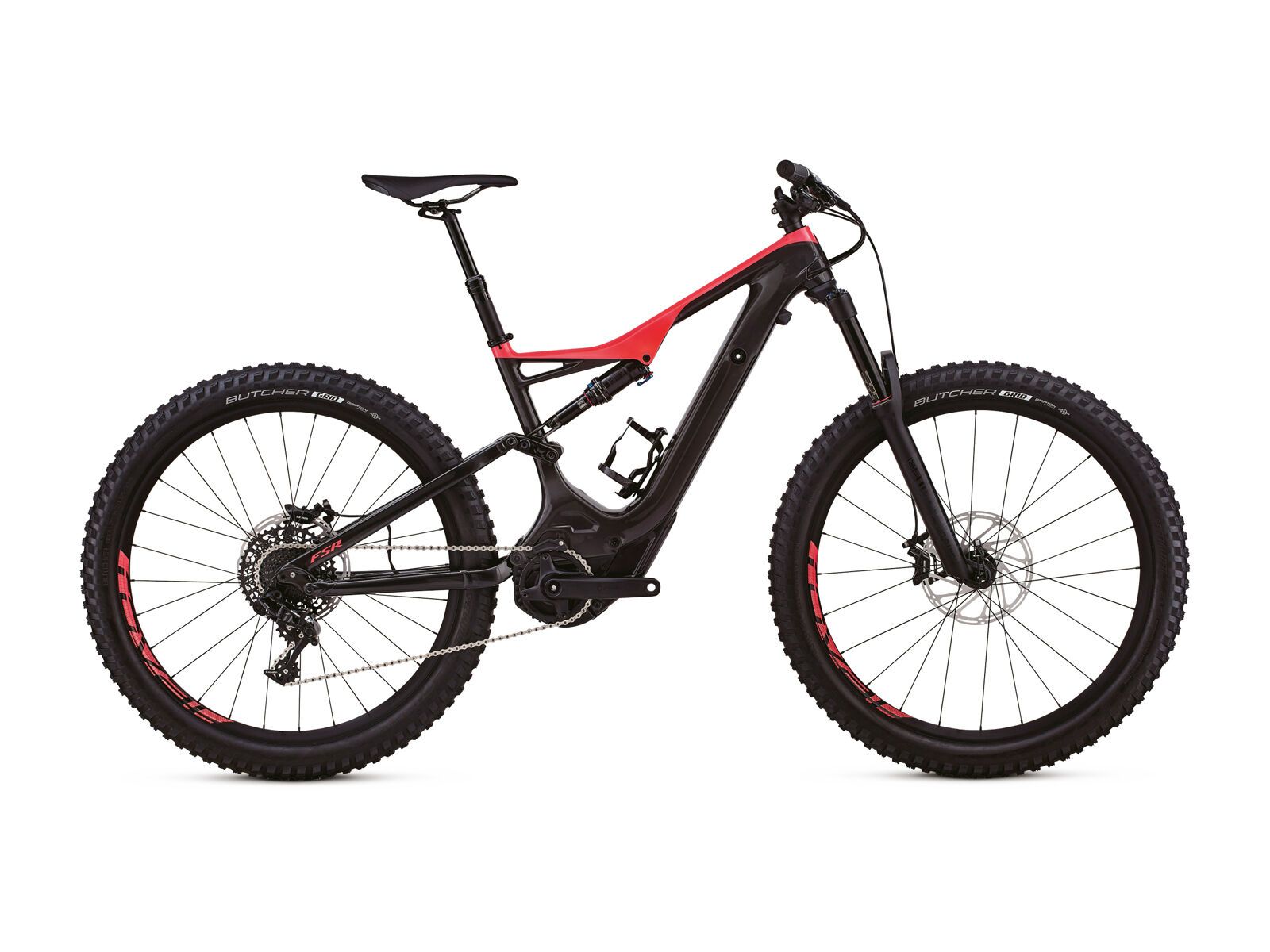Specialized Turbo Levo FSR Comp Carbon 6Fattie, gloss carbon/acid red - Bild 1