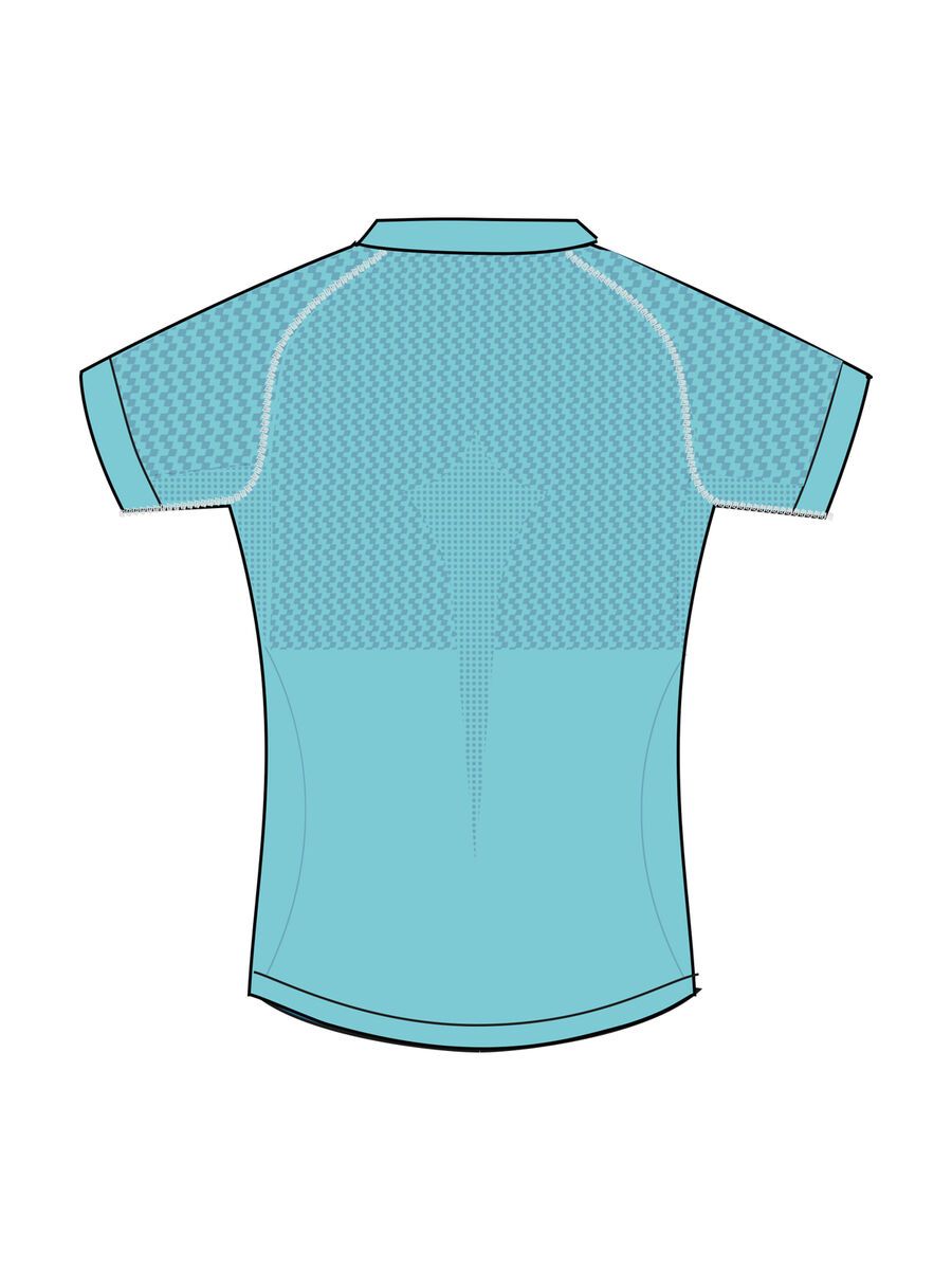 Cube WLS Funktionsshirt Pro kurzarm Be Cool, blue´n´white - Bild 2