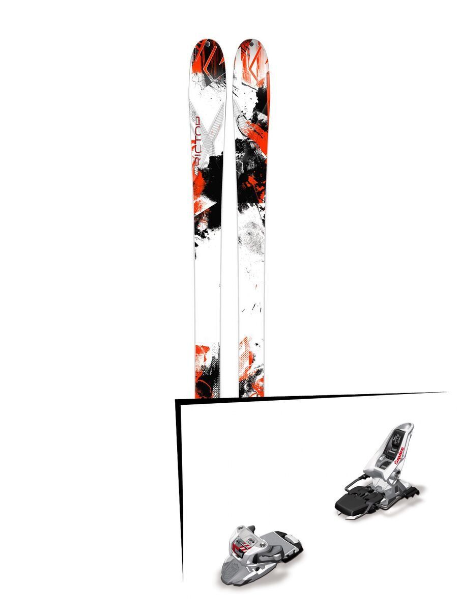 K2 SKI Set: AMP Rictor 90 XTI 2015 + Marker Squire 11 - Bild 1