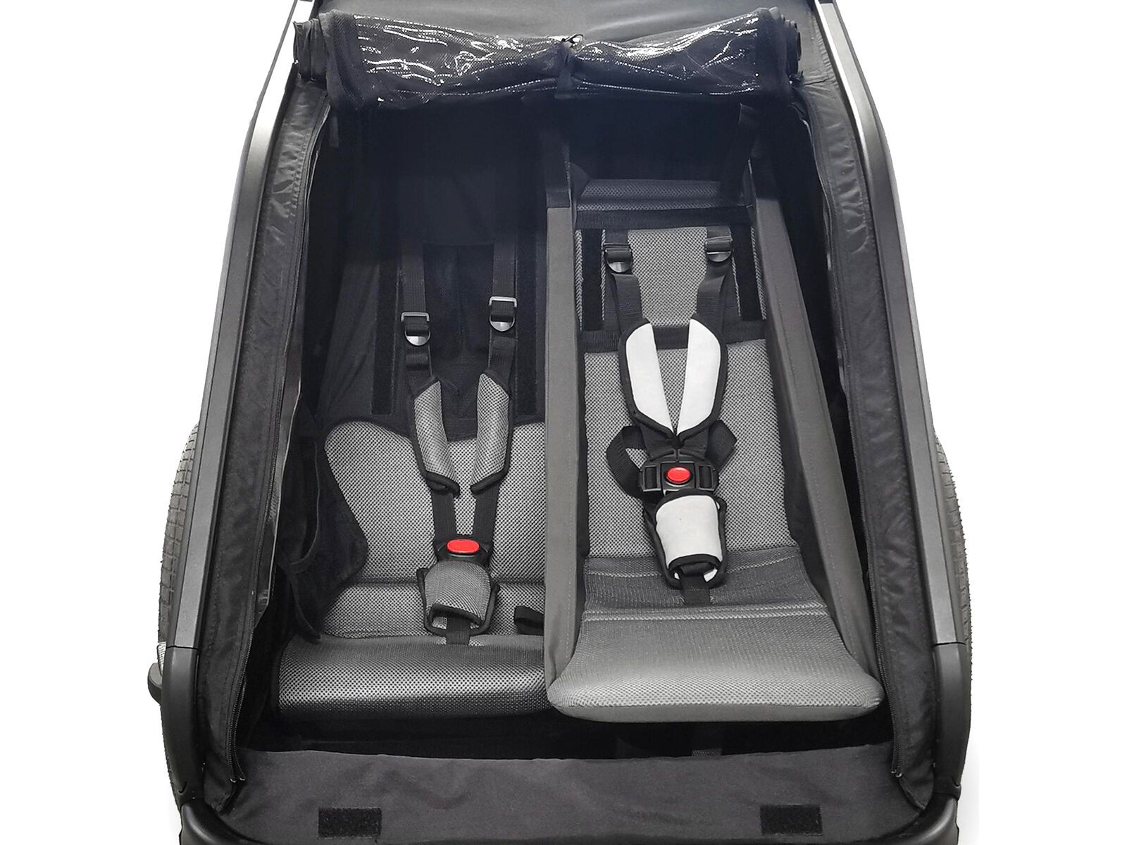 Cube Babyschale für Kinder Fahrradanhänger Double CMPT, black - Bild 2