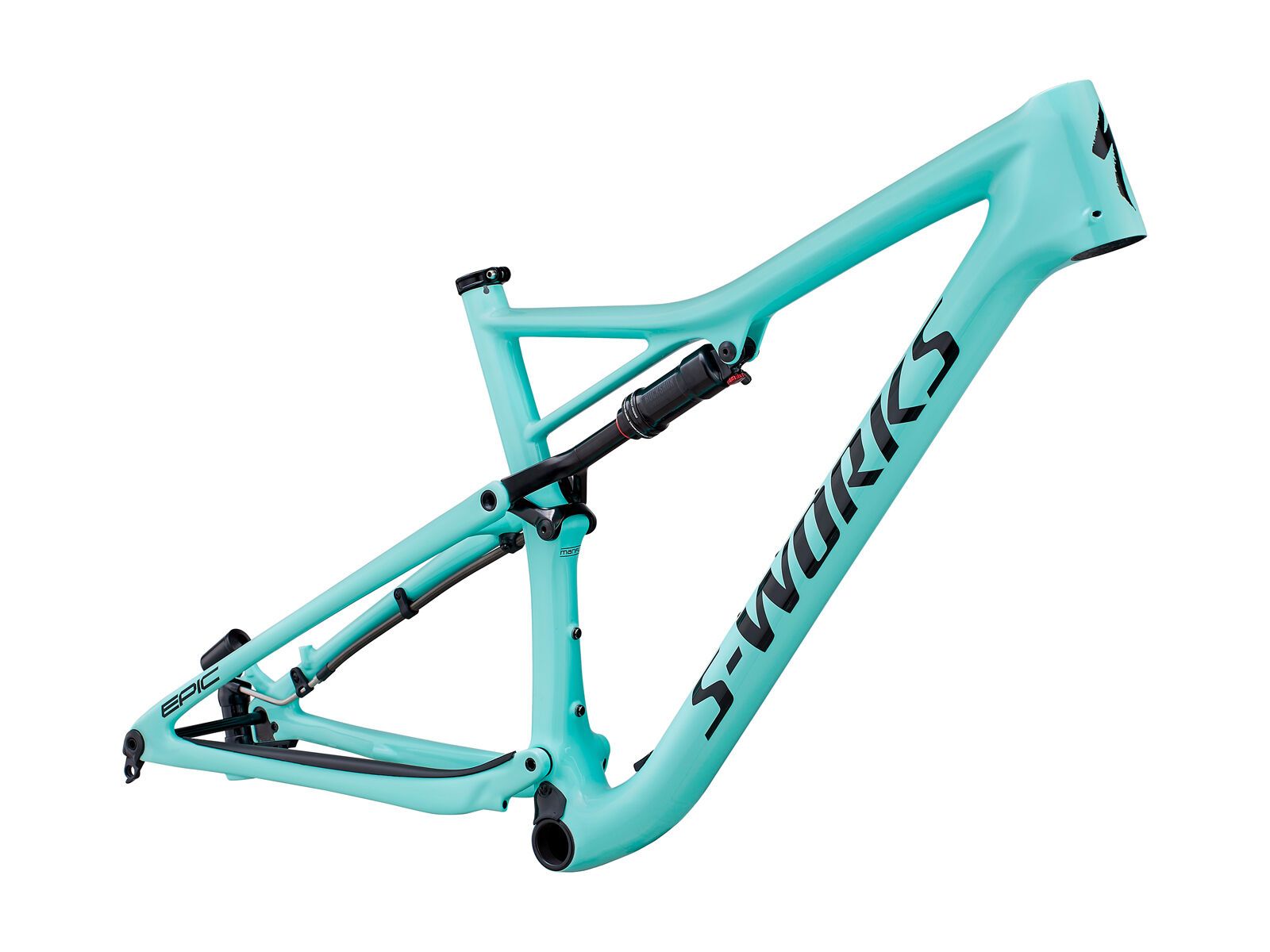 Specialized S-Works Epic Frameset, gloss mint/tarmac black - Bild 1