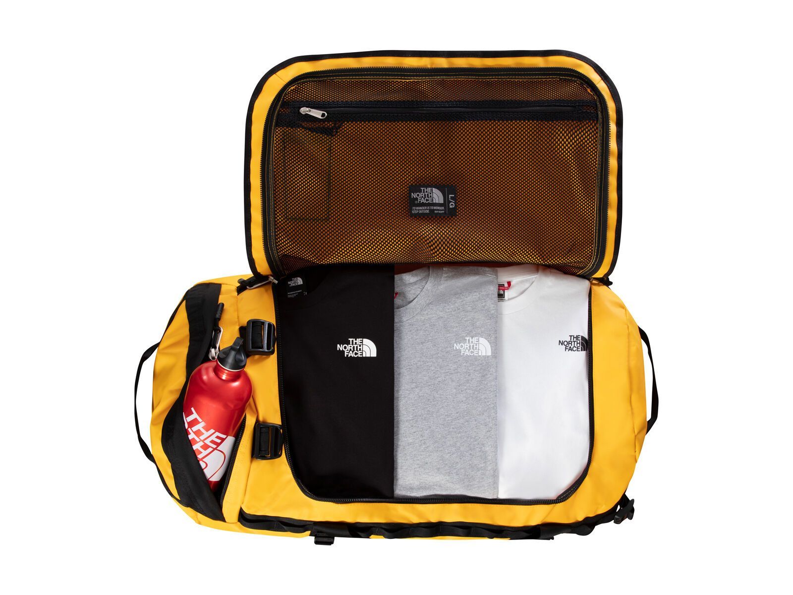 The North Face Base Camp Duffel - L, summit gold/tnf black - Bild 4
