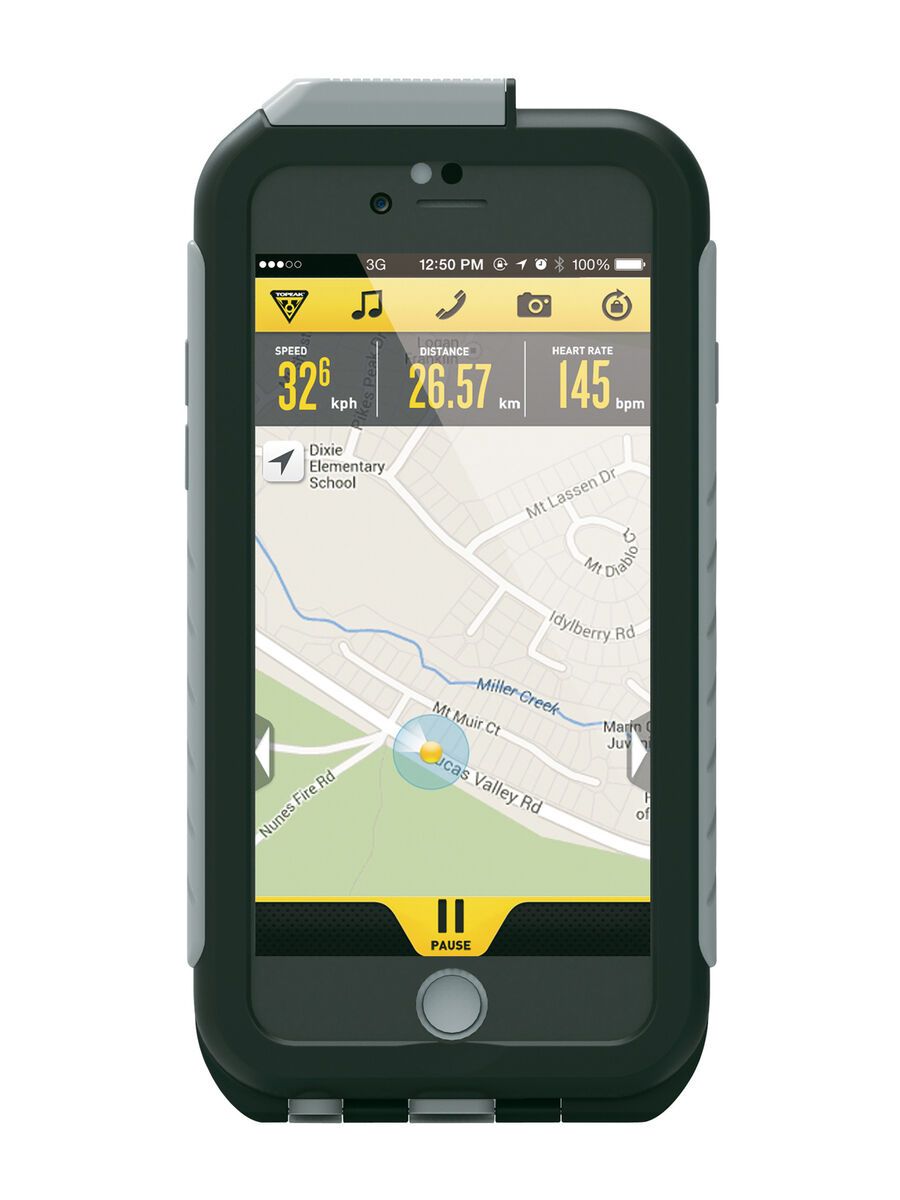 Topeak Weatherproof RideCase iPhone 6/6s mit Halter, black/gray - Bild 2