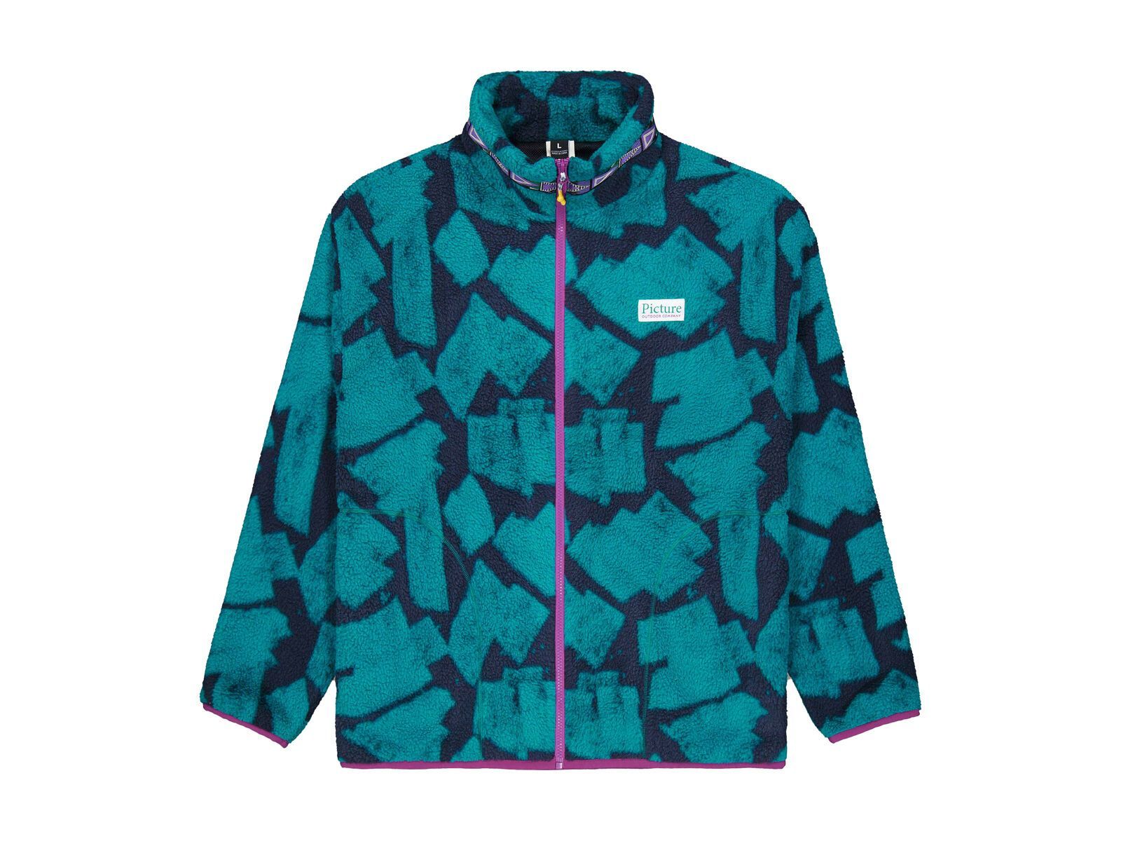 Picture Bremick Zip Fleece, brush print - Bild 1