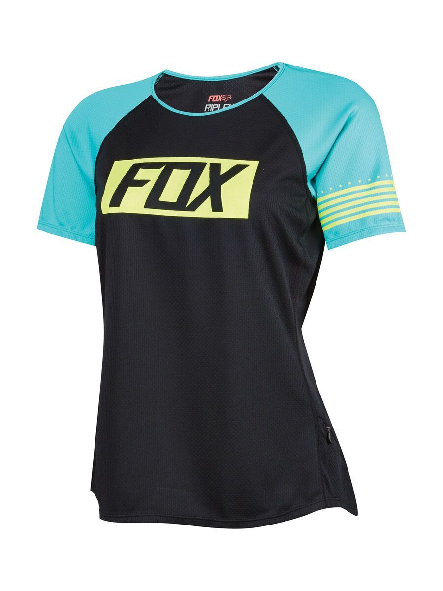 Fox Womens Ripley SS Jersey, miami green - Bild 1