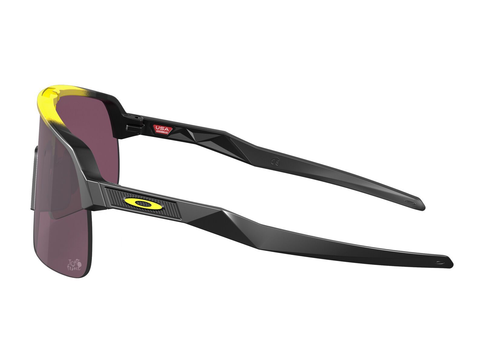 Oakley Sutro Lite Tour De France – Prizm Road Black, yellow fade - Bild 4