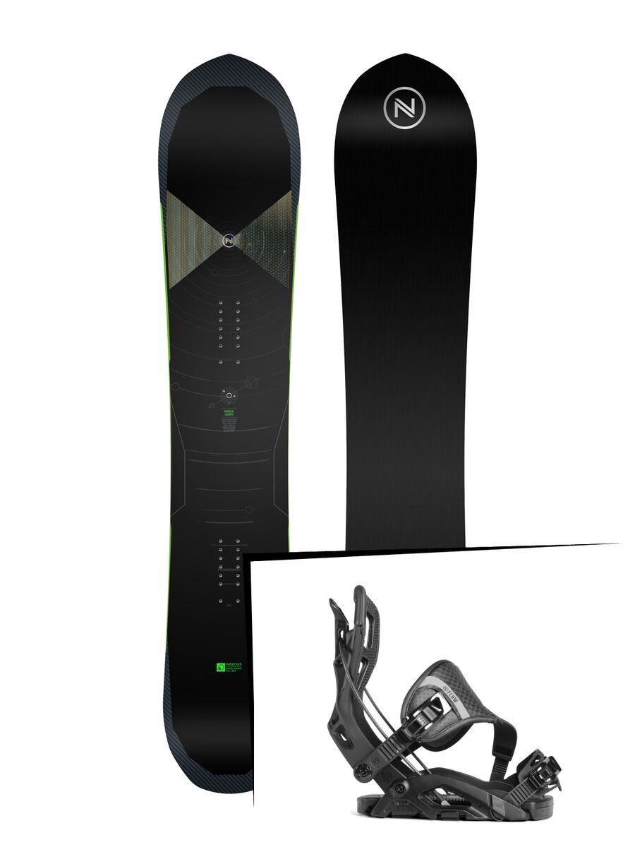Set: Nidecker Megalight 2019 + Flow Fuse (2226545S) - Bild 1