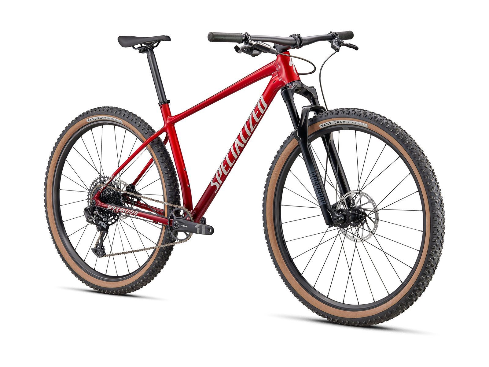 Specialized Chisel Comp, red tint fade over silver/tarmac black/white - Bild 2