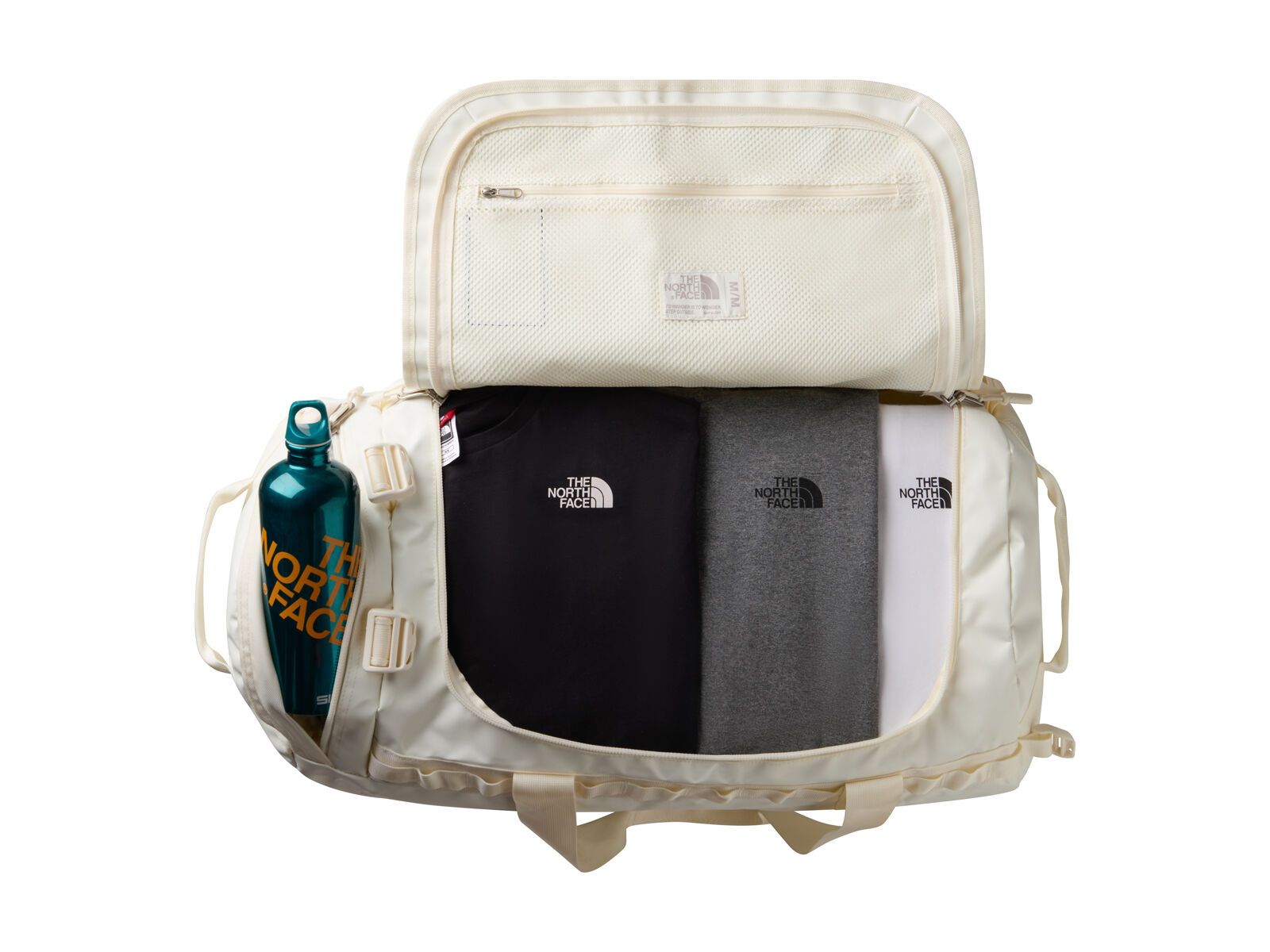 The North Face Base Camp Duffel - M, white dune/tnf white - Bild 2