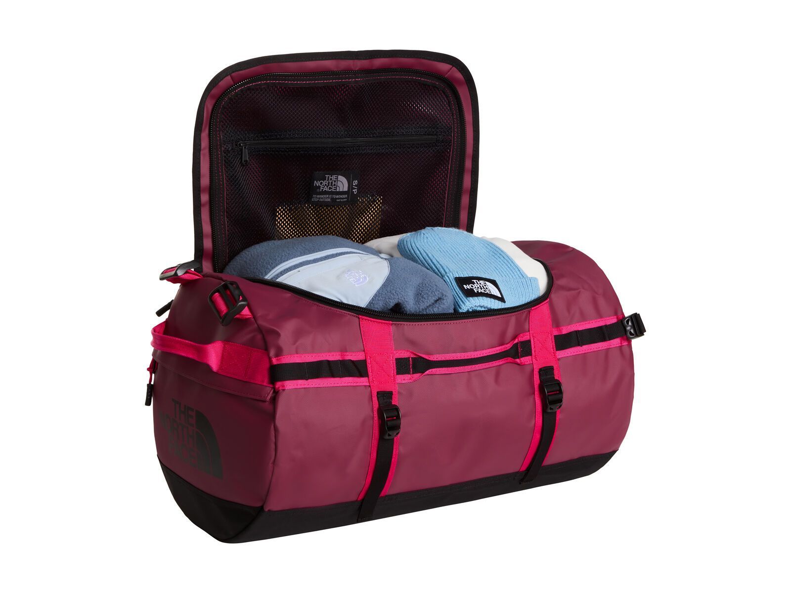 The North Face Base Camp Duffel 50L - S, burgundy crush/tnf blac - Bild 3