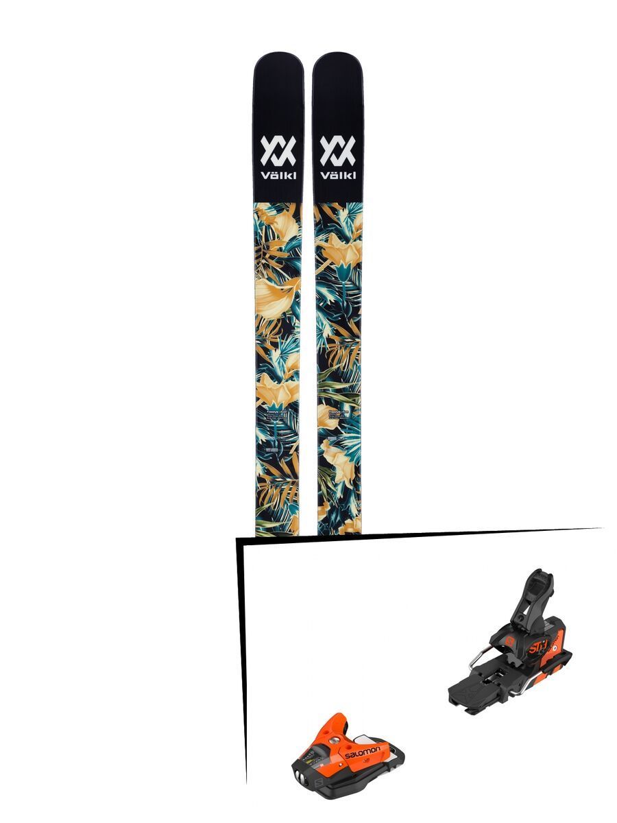 Set: Völkl Bash 116 2018 + Salomon STH2 WTR 13 orange/black - Bild 1