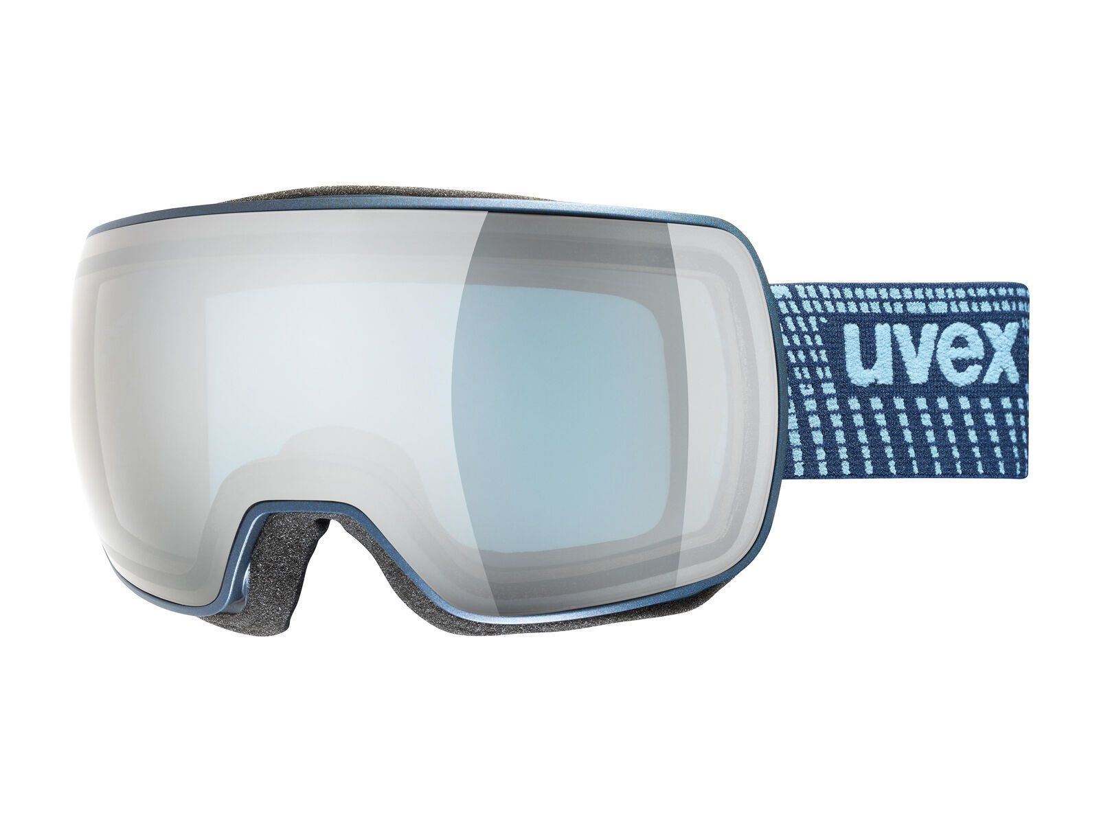 uvex compact FM, navy mat/Lens: mirror silver - Bild 1