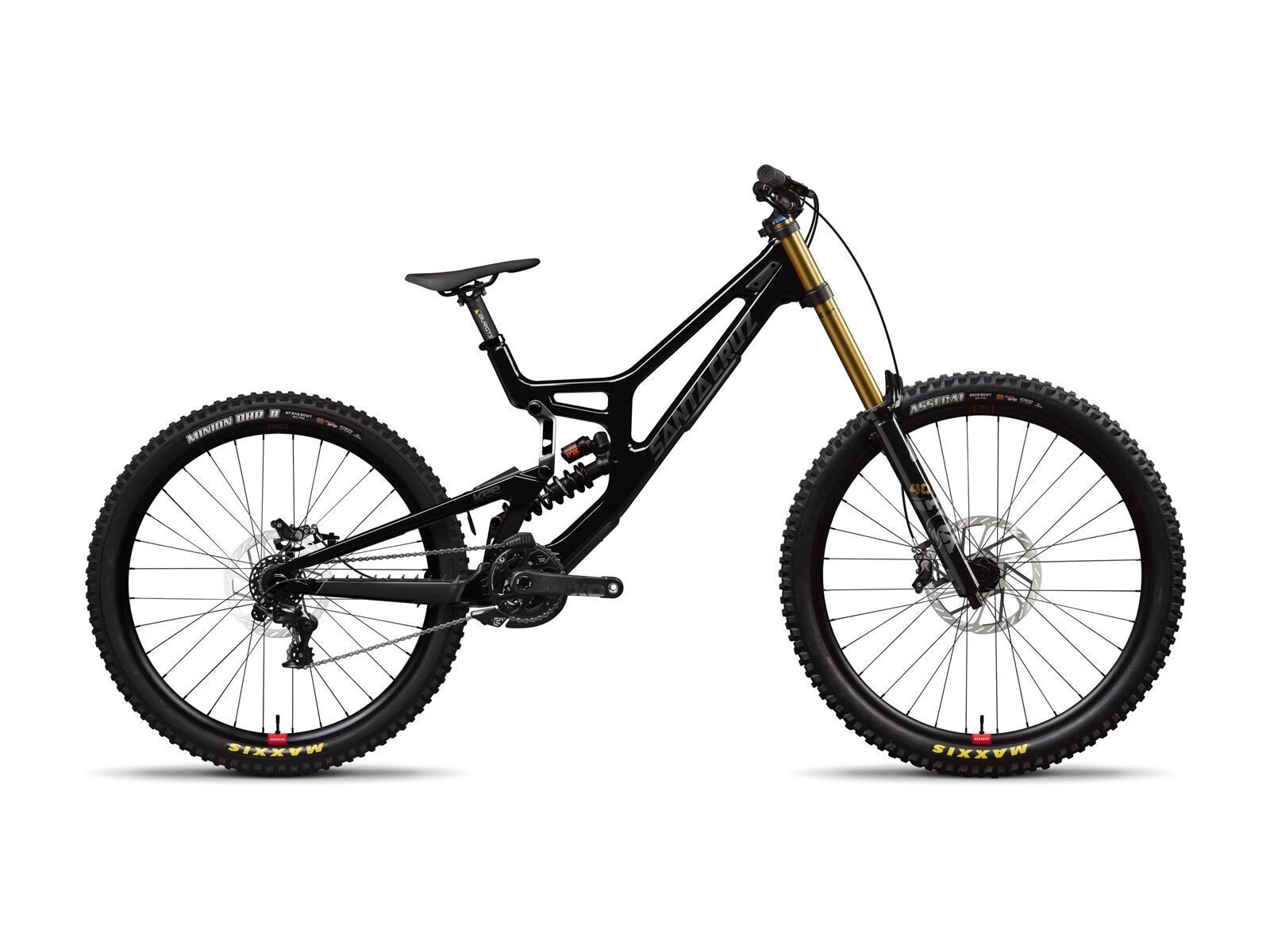 Santa Cruz V10 CC / DH X01 / MX, gloss black sparkle - Bild 1