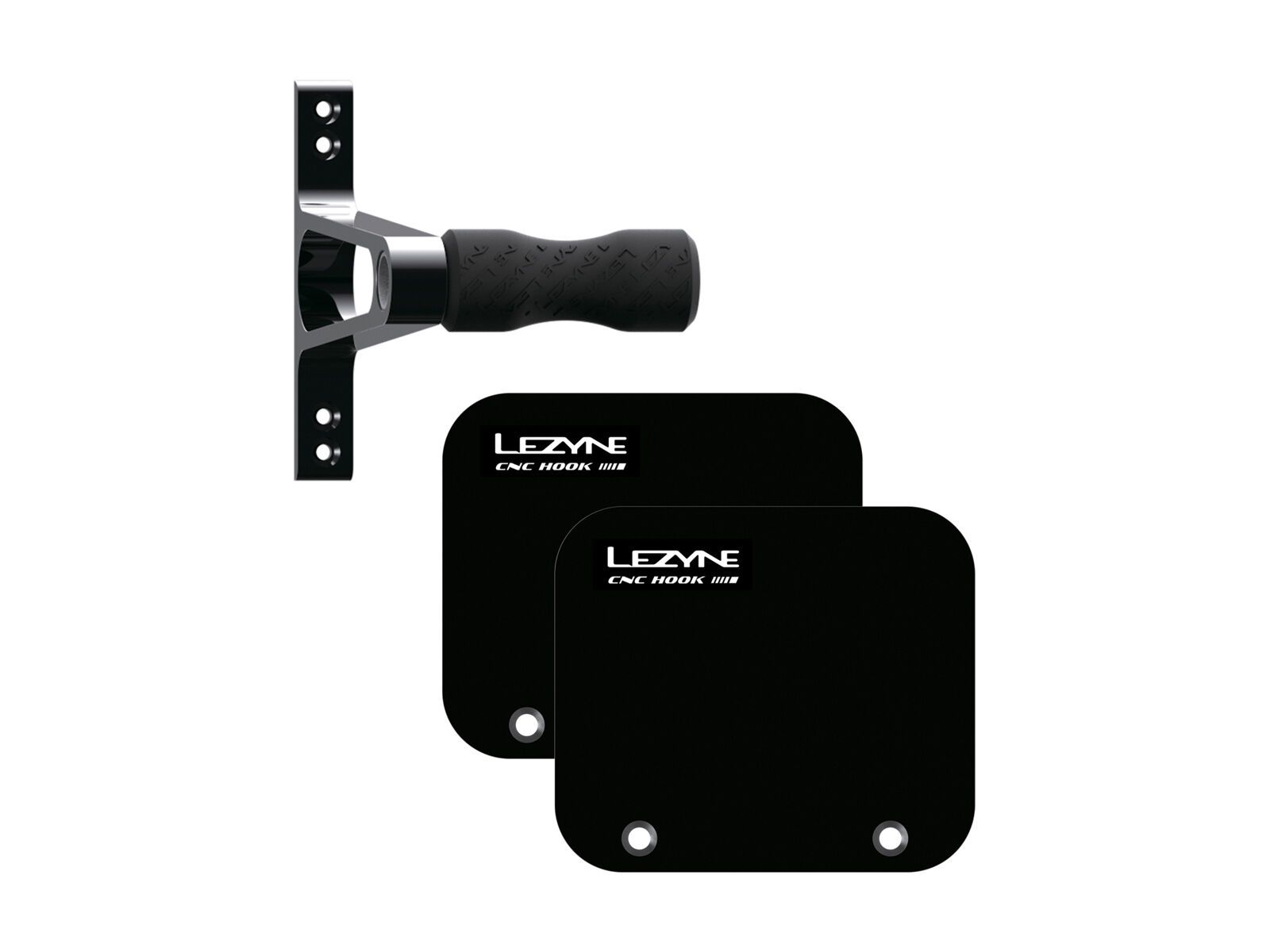 Lezyne CNC Alloy Wheel Hook, black - Bild 1