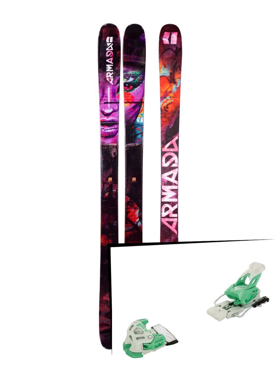 Set: Armada Arv 96 2018 + Tyrolia Attack 12 solid white mint - Bild 1