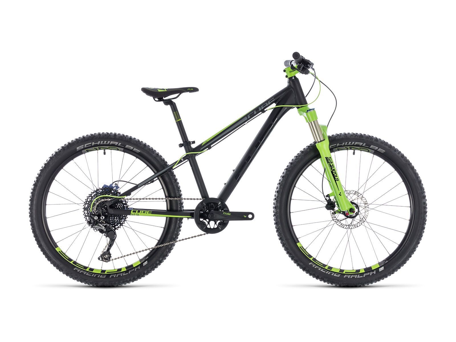 Cube Kid 240 SL, black´n´green - Bild 1