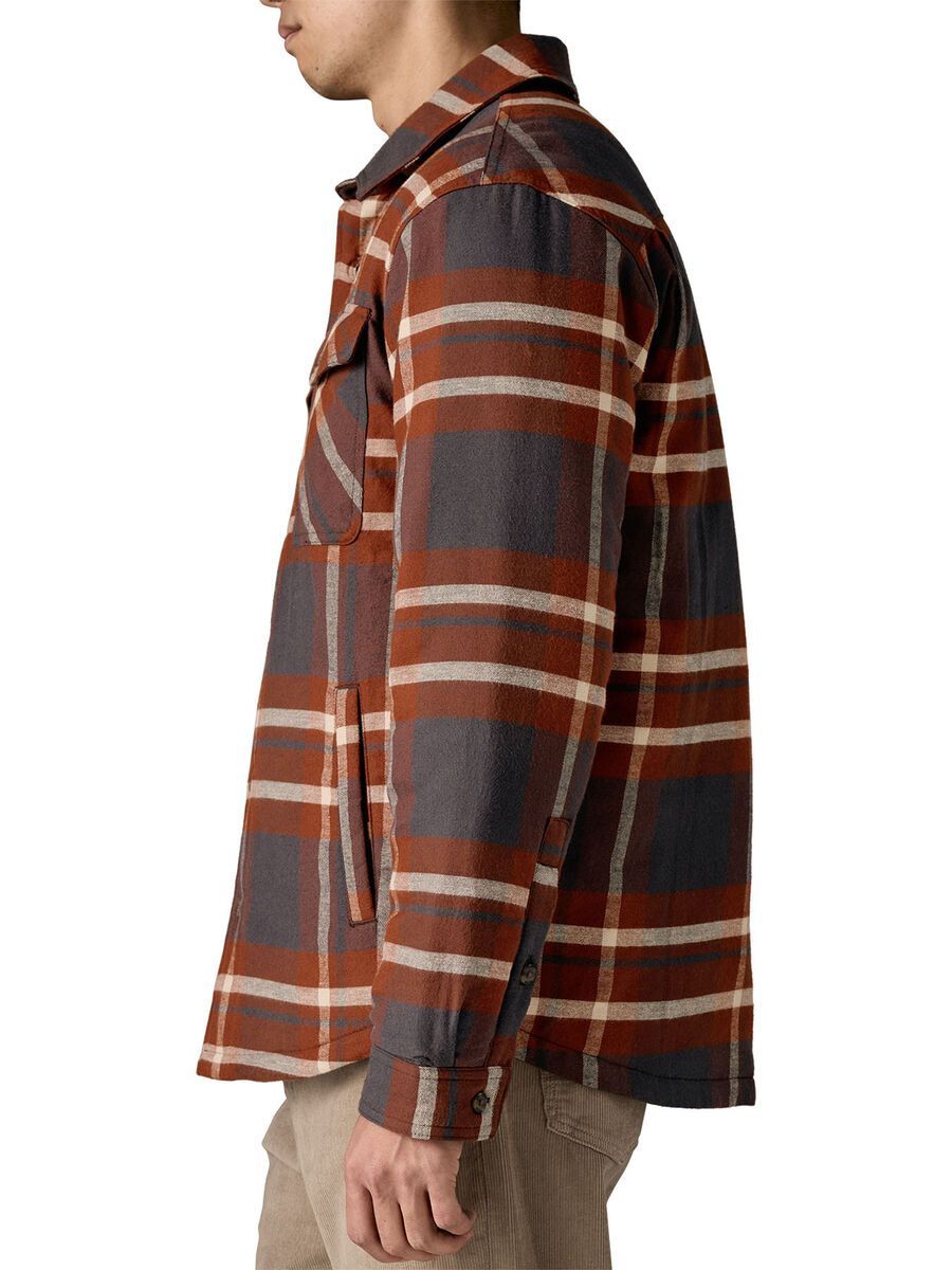 Patagonia Men's Lightweight Insulated Fjord Flannel Shirt Ashore, ink black - Bild 3