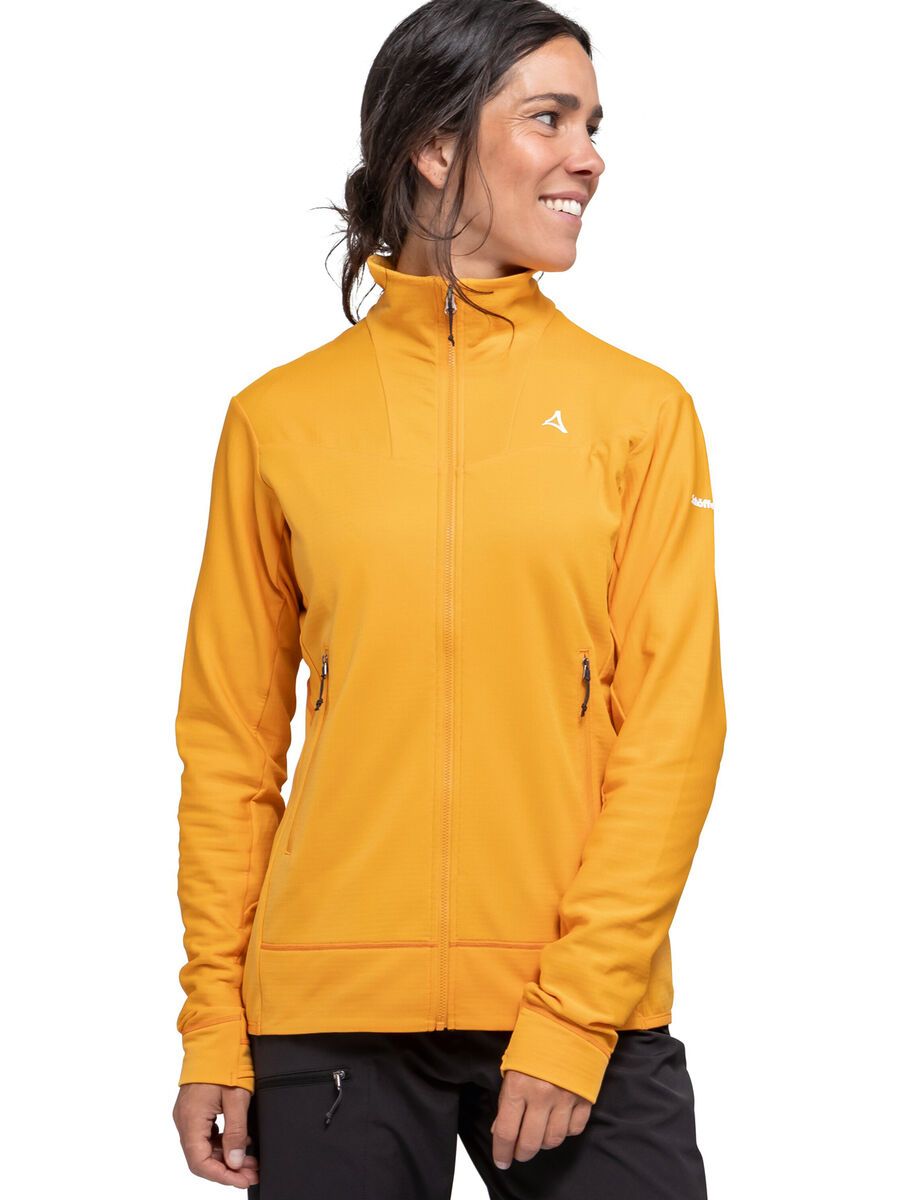 Schöffel Fleece Jkt Style Blaueis WMS, orange glow - Bild 3