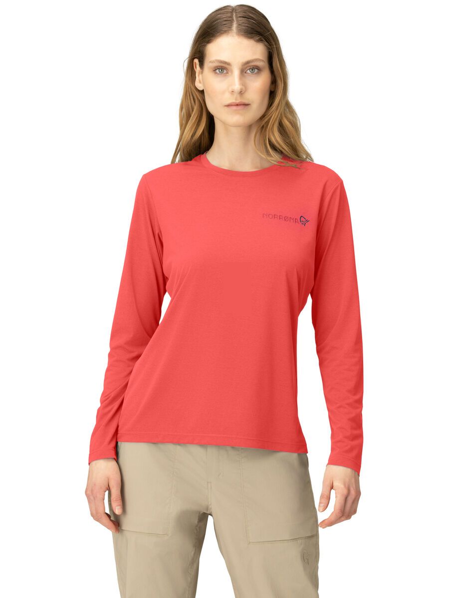 Norrona femund tech Long sleeve W's, paprika - Bild 3