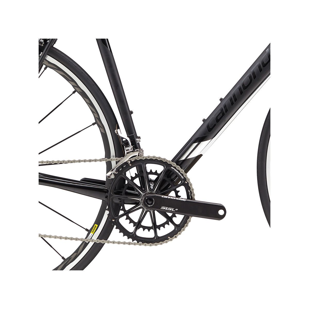 Cannondale CAAD12 Black Inc., satin black w/ gloss black and polished chrome accents - Bild 4