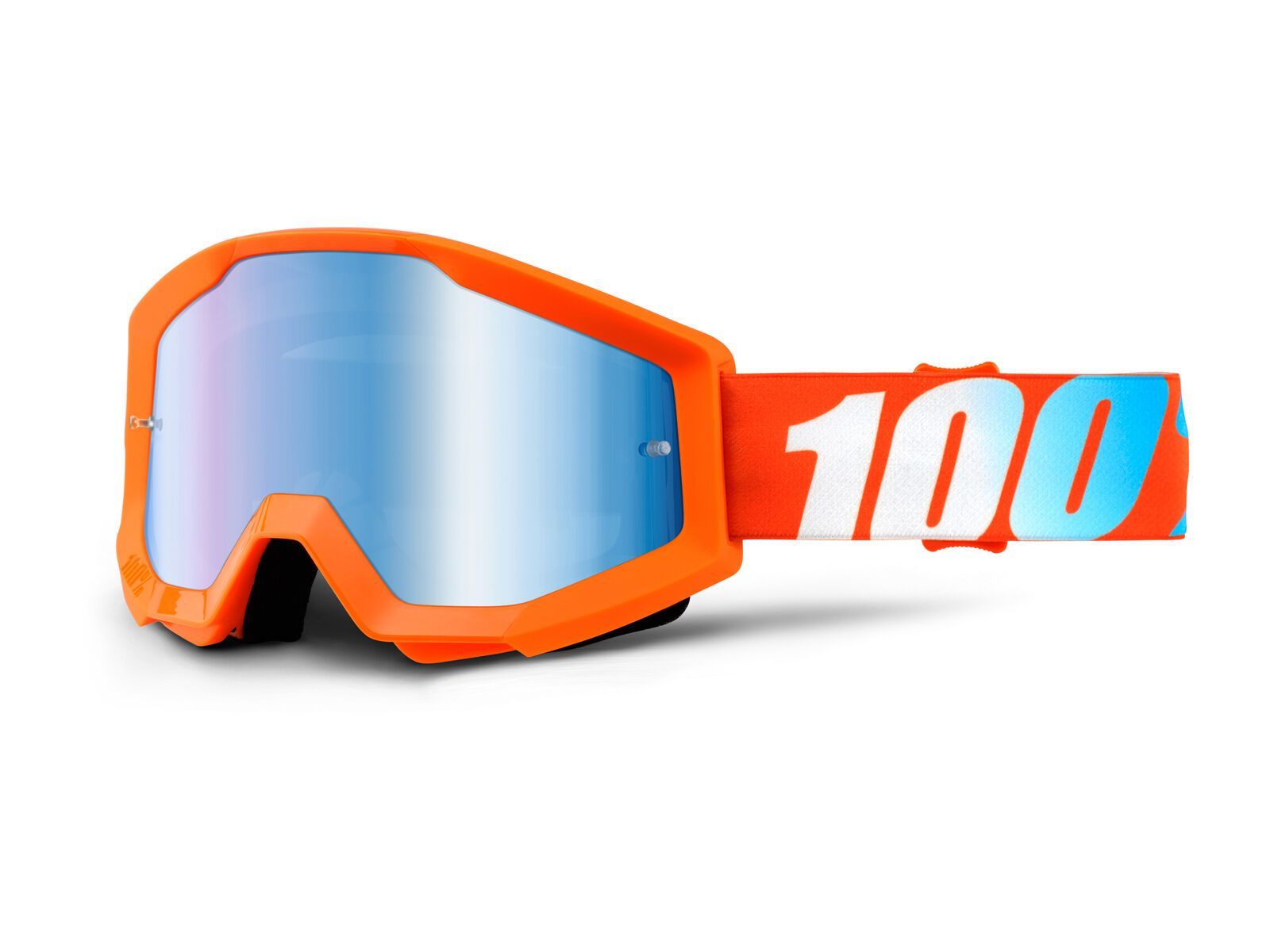 100% Strata, orange/Lens: mirror blue - Bild 1