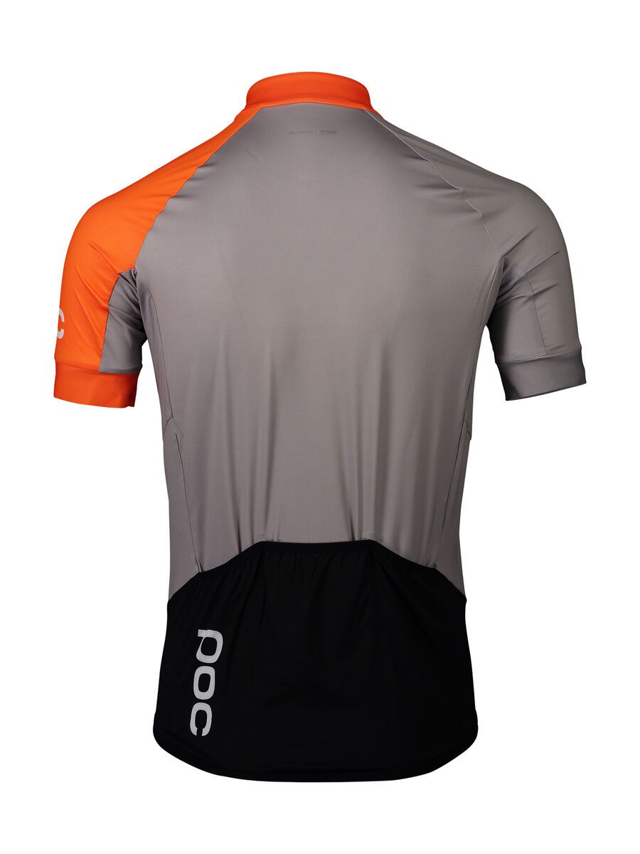 POC Essential Road Jersey, granite grey/zink orange - Bild 3