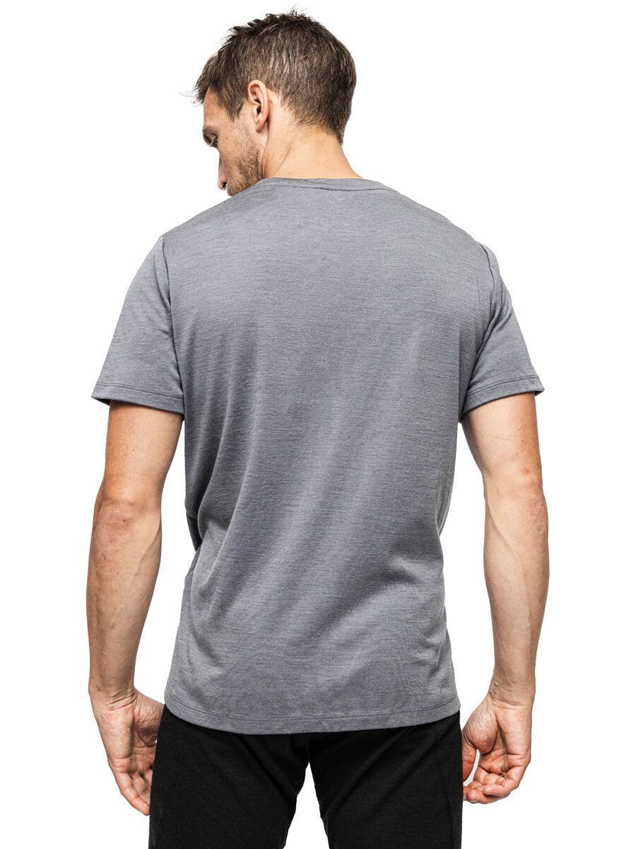 Woolf Merino Tuv Tee, rock grey - Bild 7