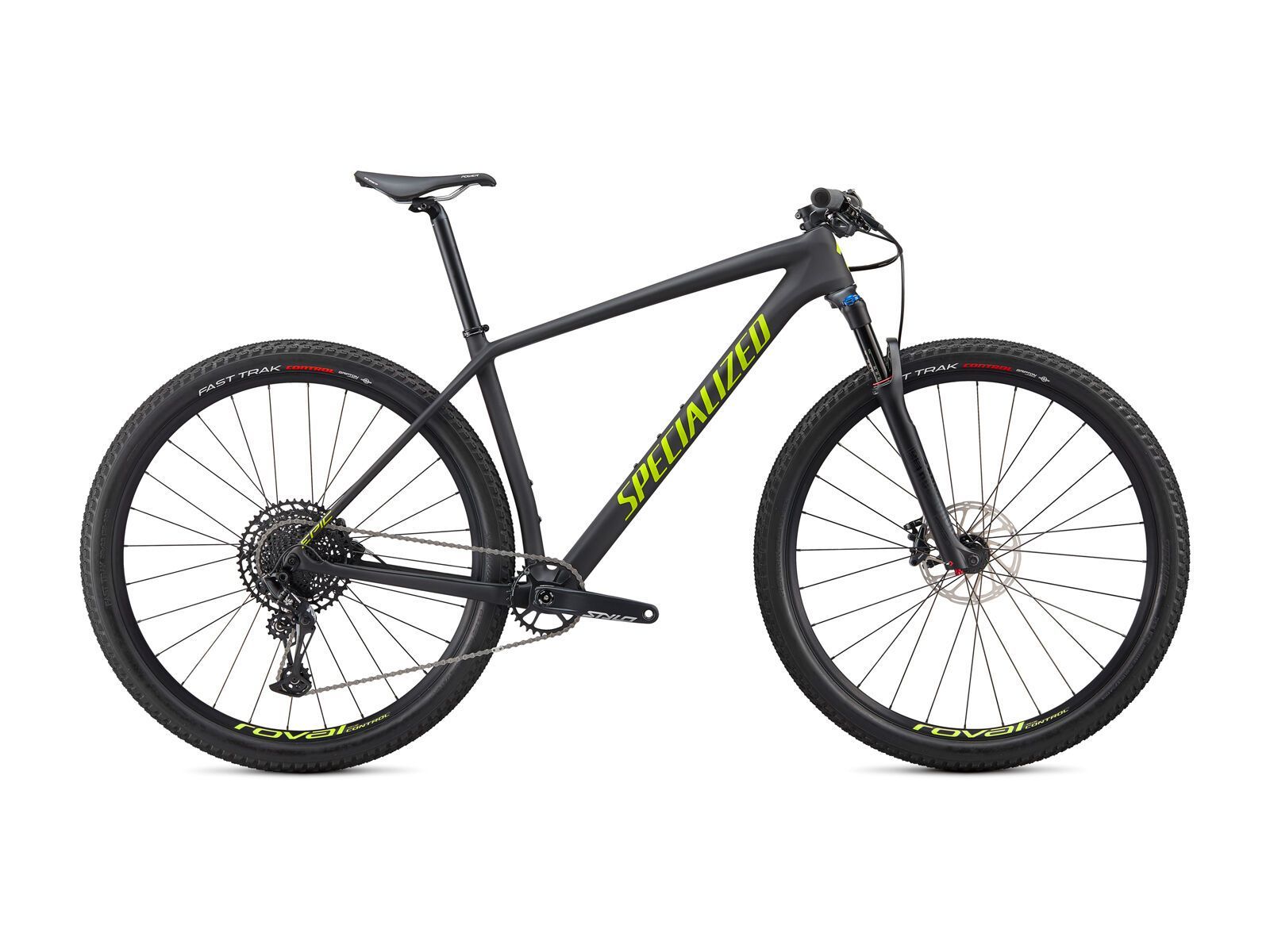 Specialized Epic HT Comp, satin carbon/hyper green - Bild 1