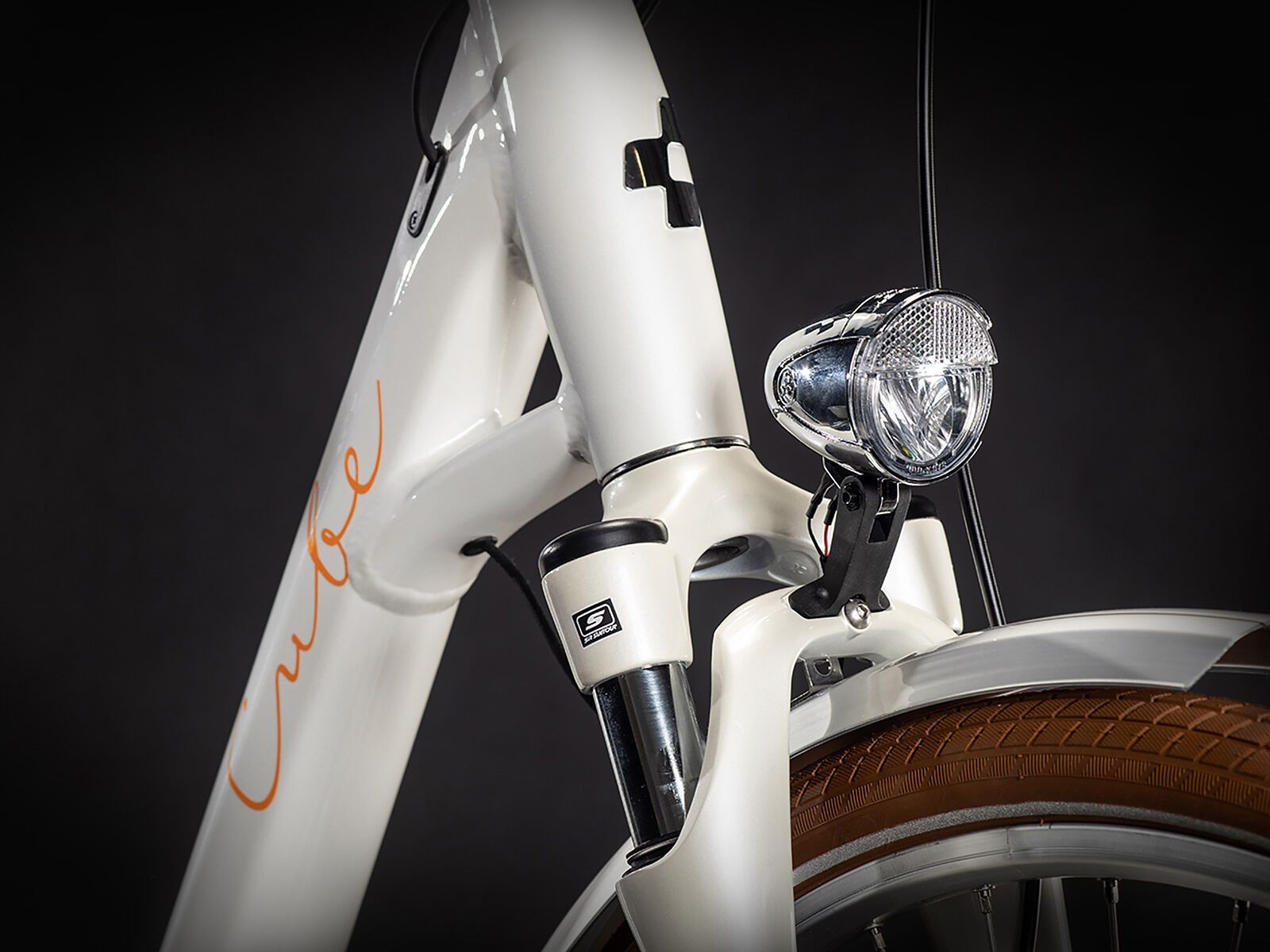 Cube Ella Cruise Hybrid 500, creme´n´orange - Bild 4