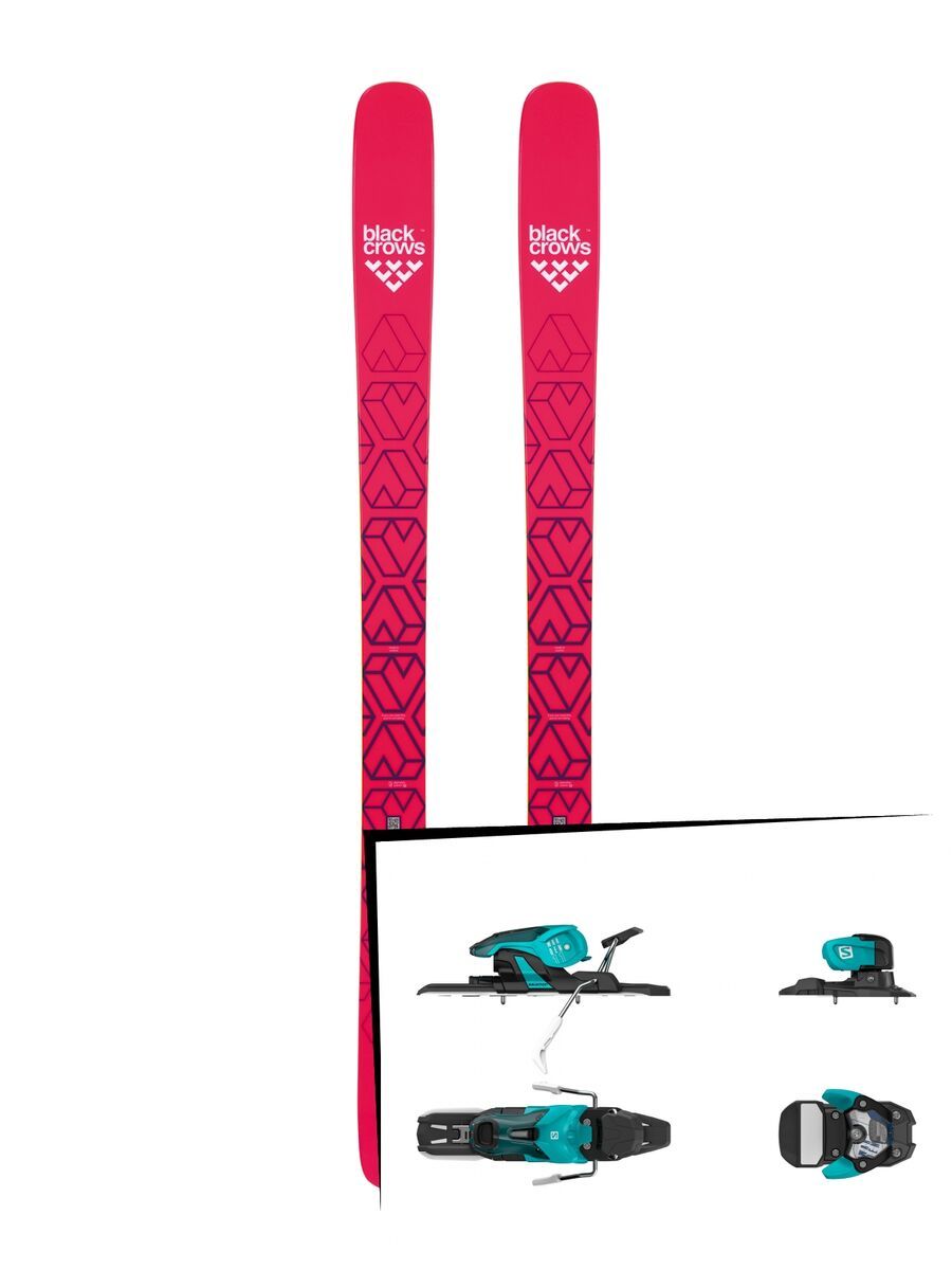 Set: Black Crows Camox Birdie 2019 + Salomon Warden 11 turquoise/black - Bild 1