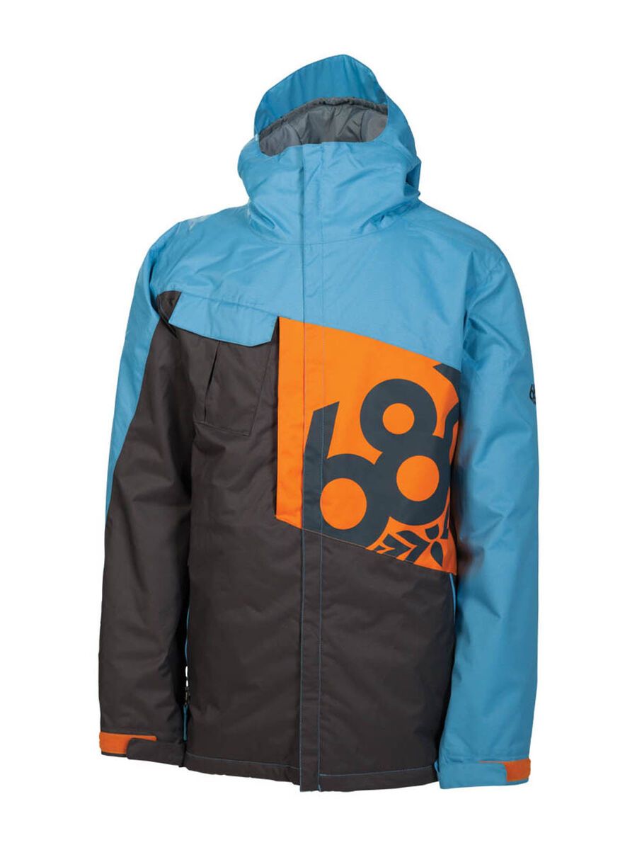 686 Mannual Iconic Insulated Jacket, Slate Colorblock - Bild 1