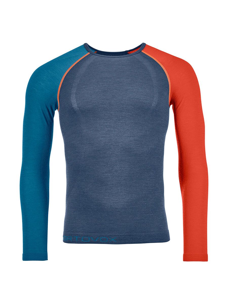Ortovox 120 Merino Comp Light Long Sleeve M, night blue - Bild 1