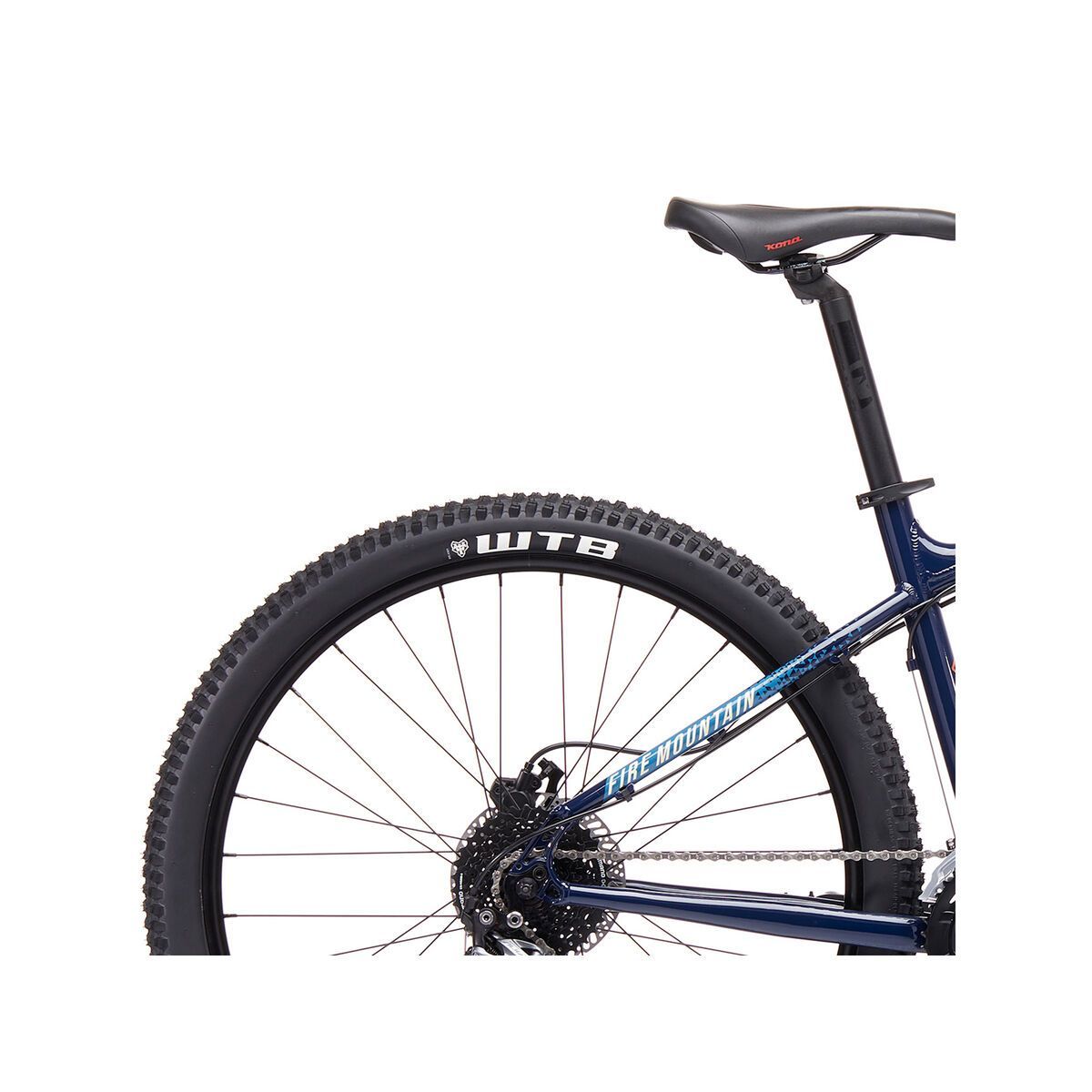 Kona Fire Mountain 27.5, gloss midnight blue w/ blue, warm red, & cream decals - Bild 6