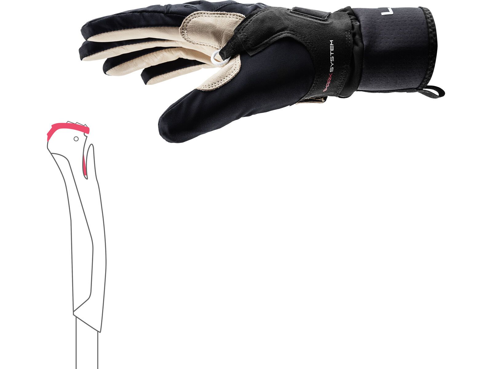 Leki PRC Premium Shark, black-sand - Bild 3