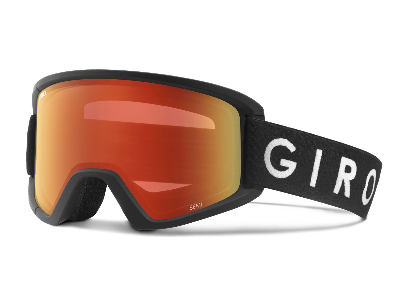 Giro Semi inkl. WS, black core/Lens: amber scarlett - Bild 1