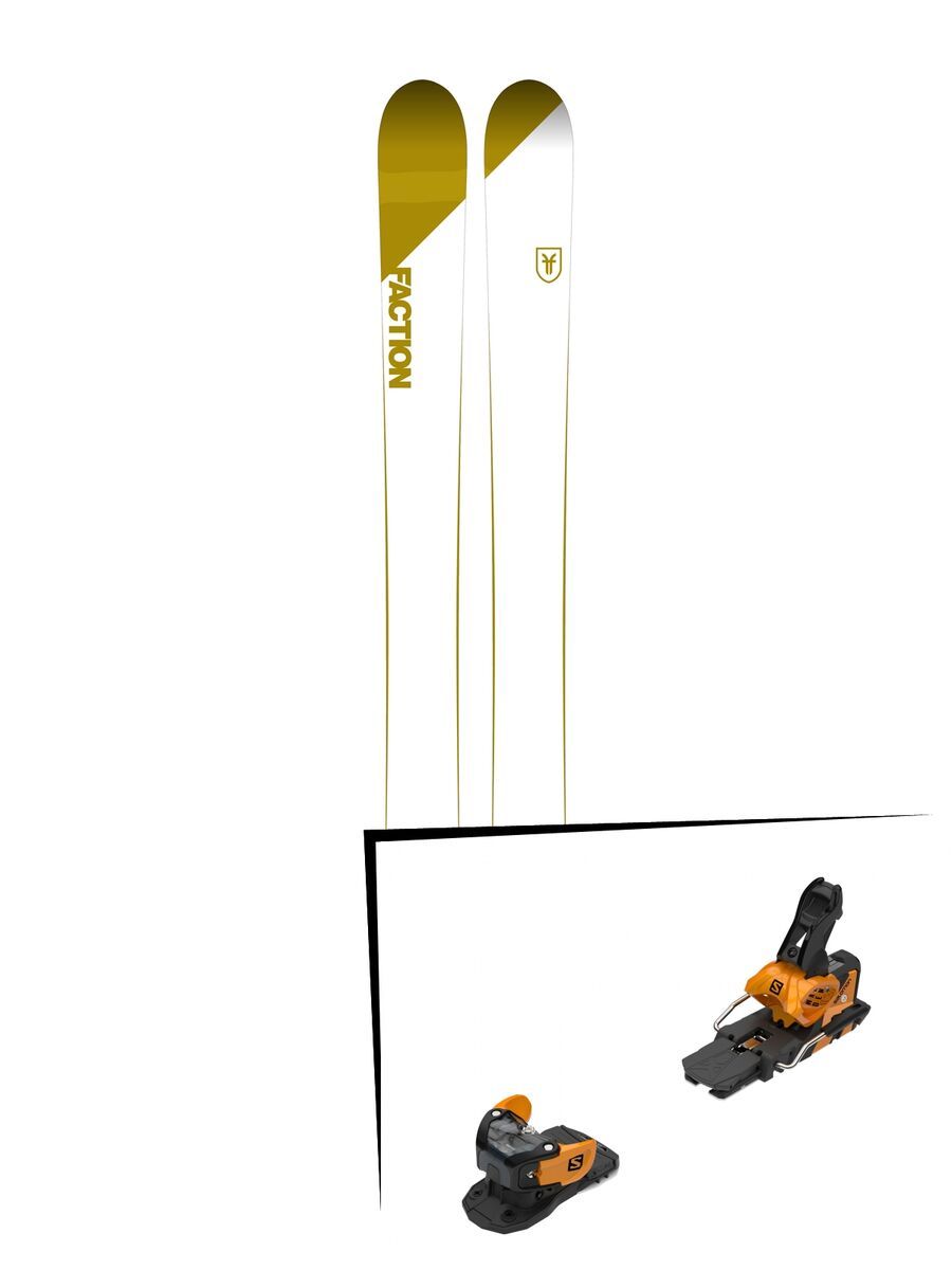 Set: Faction Candide 4.0 2018 + Salomon Warden MNC 13 saffron/black - Bild 1