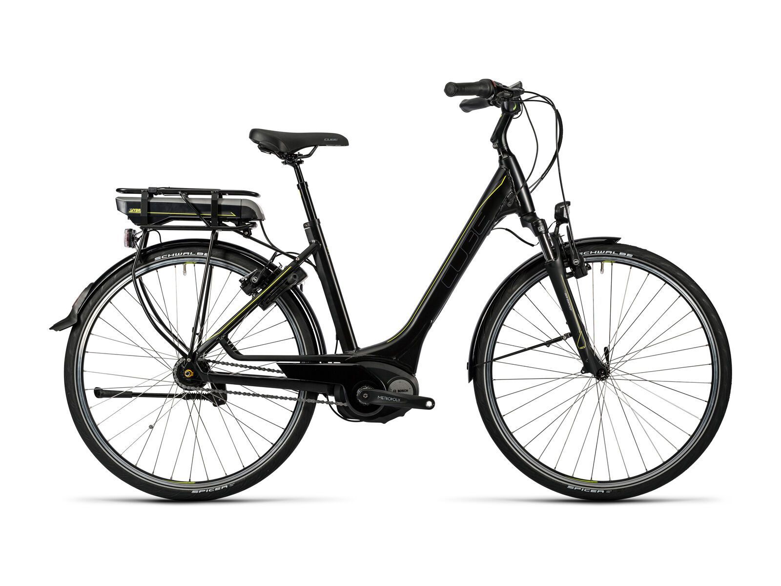 Cube Travel Hybrid RT 500 Easy Entry, black´n´lime - Bild 1