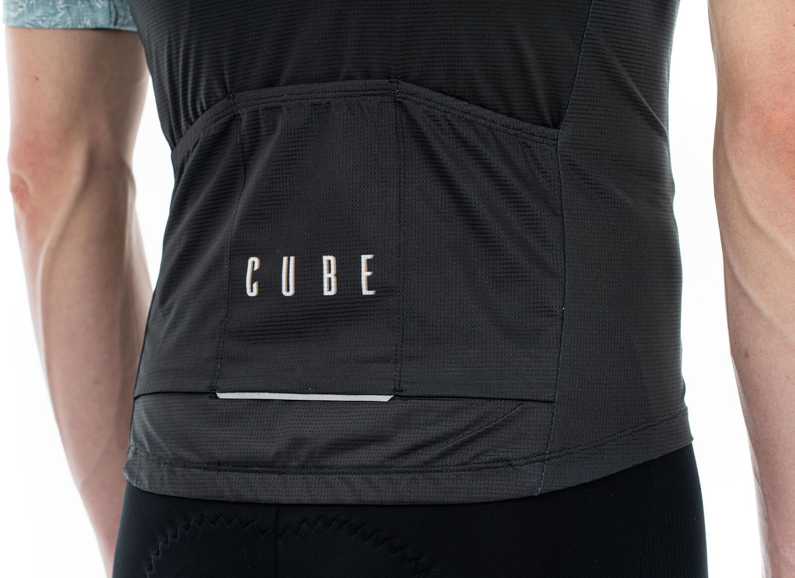 Cube Blackline Trikot CMPT kurzarm, grey´n´blue - Bild 5