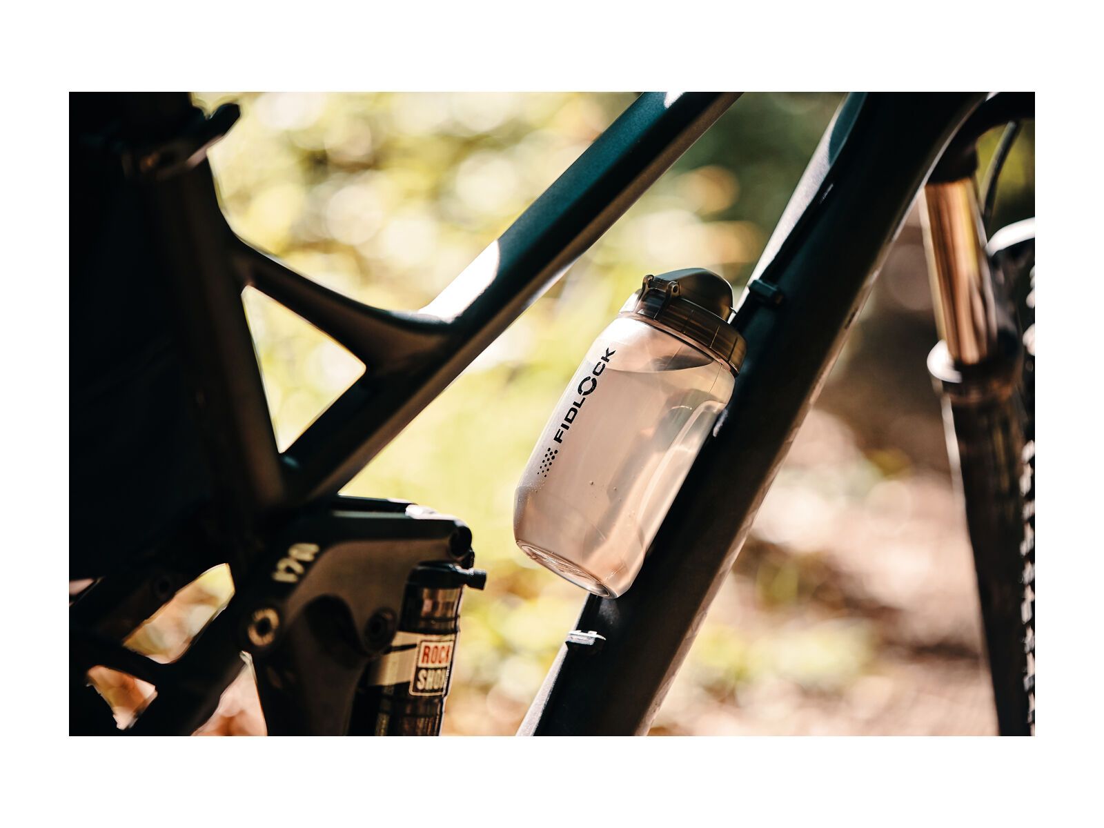 Fidlock Twist Bottle 450 + Bike Base, transparent black - Bild 8