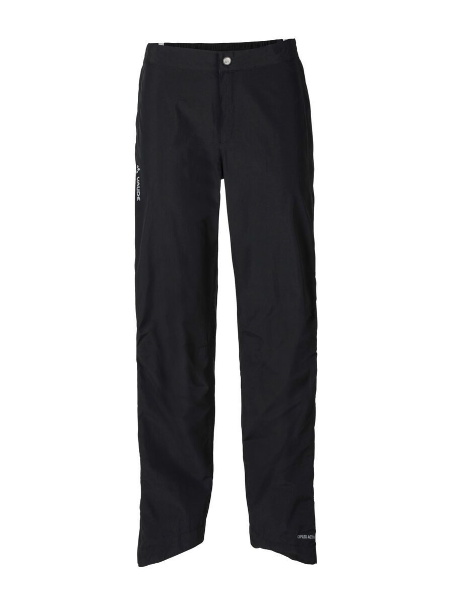 Vaude Womens Yaras Rain Zip Pants II, black - Bild 1