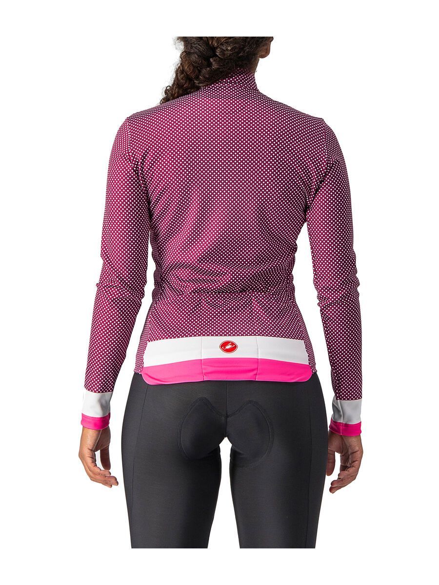 Castelli Volare LS Jersey, cyclamen/white-pink fluo - Bild 2