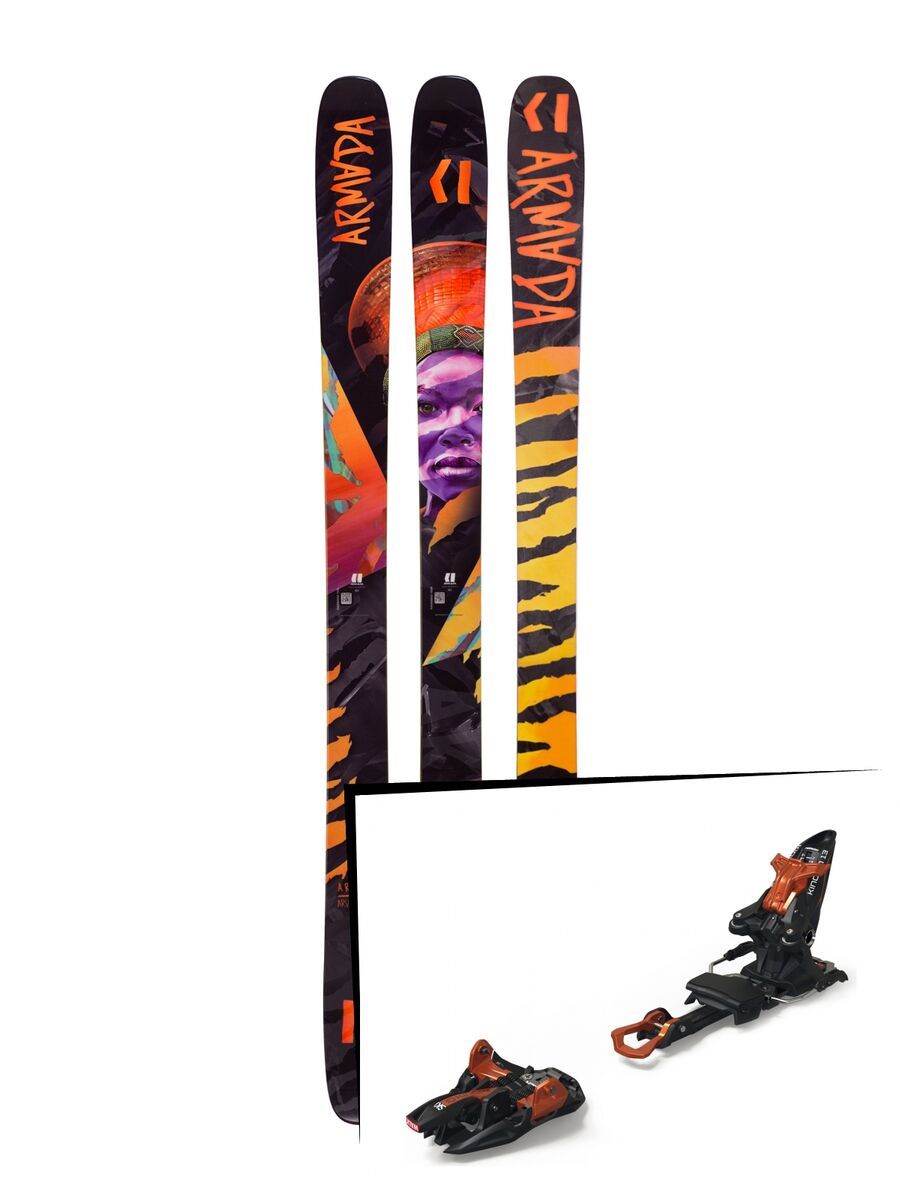 Set: Armada Arv 106 2019 + Marker Kingpin 13 black/copper - Bild 1