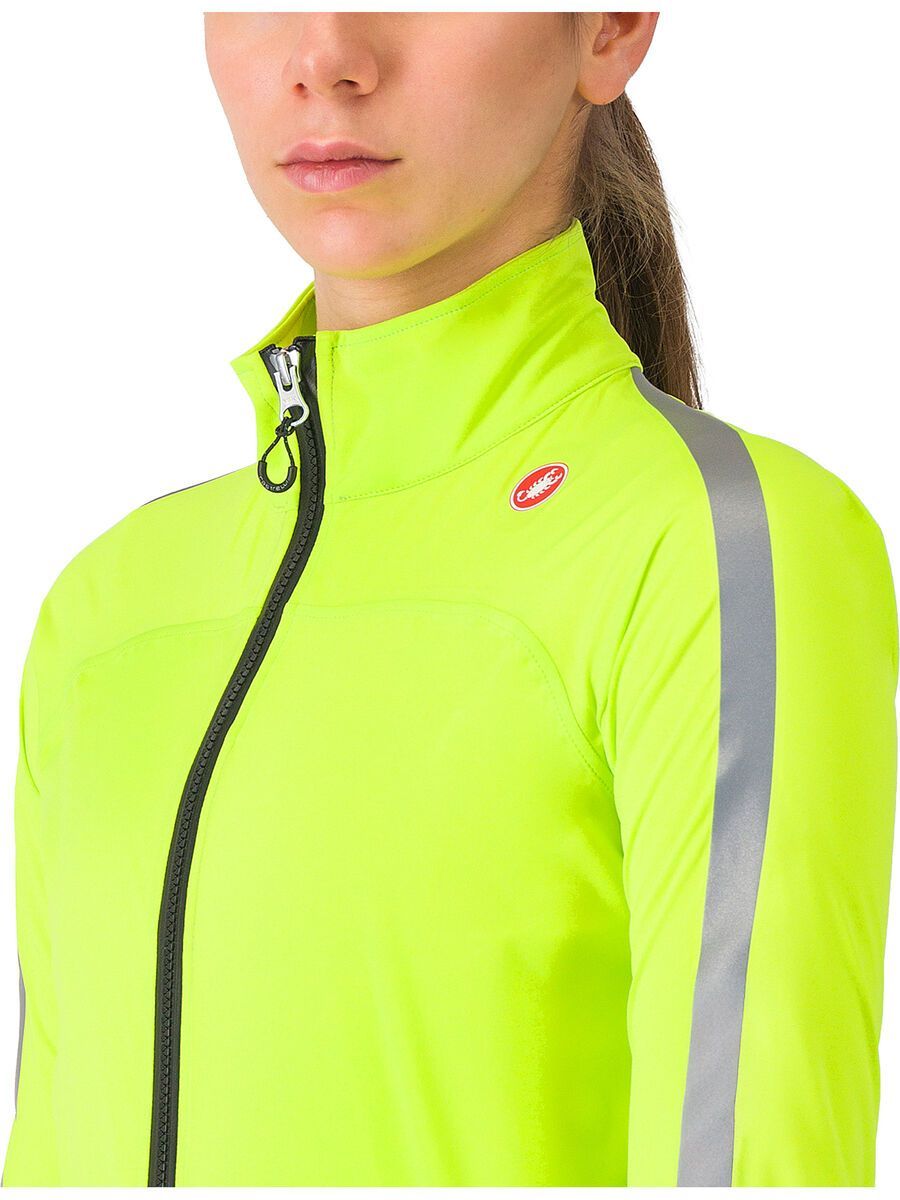 Castelli Ultra W Rain Cape, electric lime/silver reflex - Bild 3