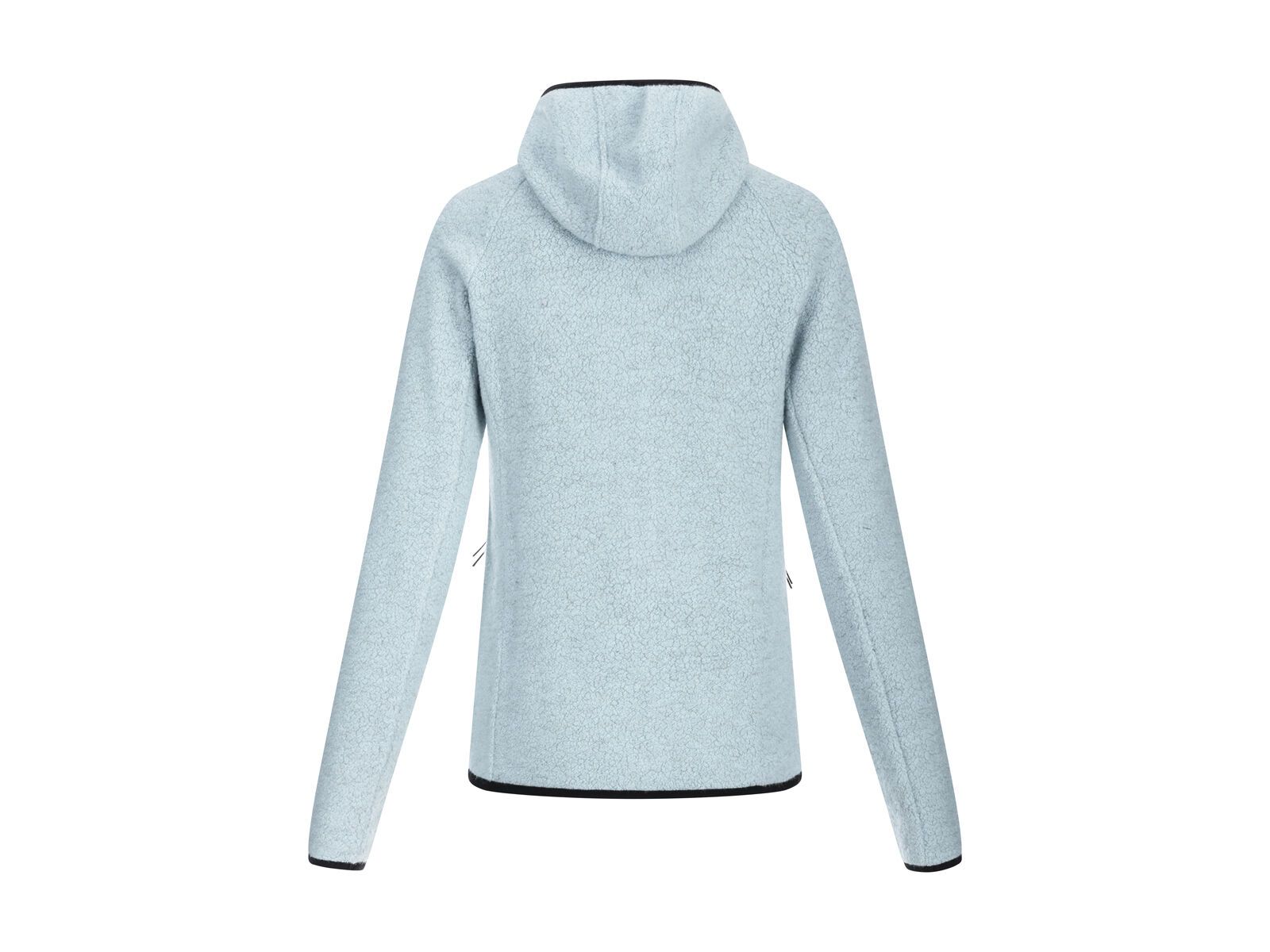 2117 of Sweden Women’s Wool Pile Hoodie Skord, ice blue - Bild 2
